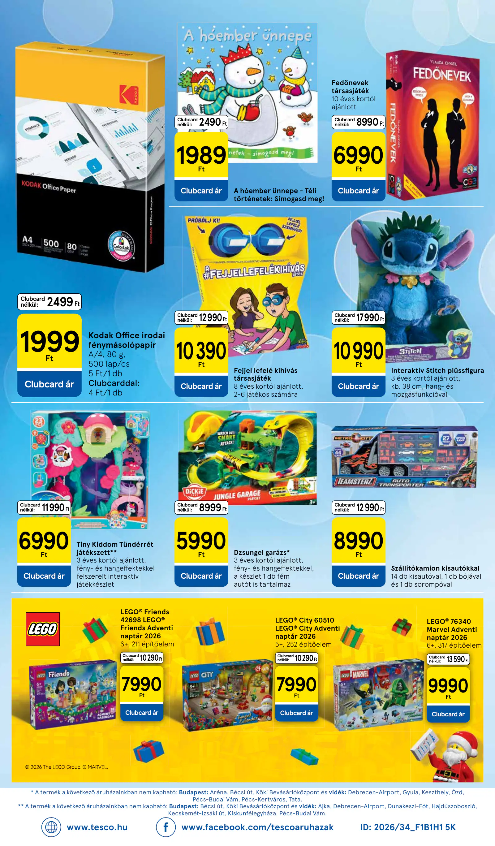 Tesco Hipermarket akciós újság, 32. oldal (okt. 21–28.)
