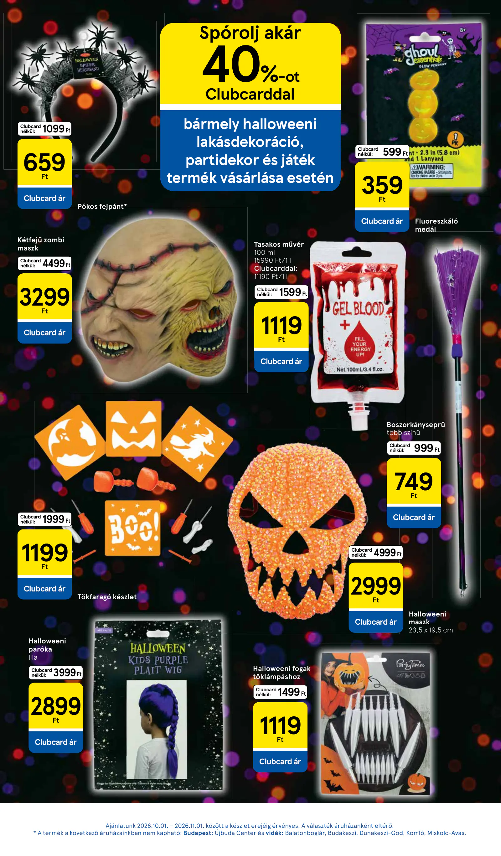 Tesco Hipermarket akciós újság, 12. oldal (okt. 29. – nov. 4.)