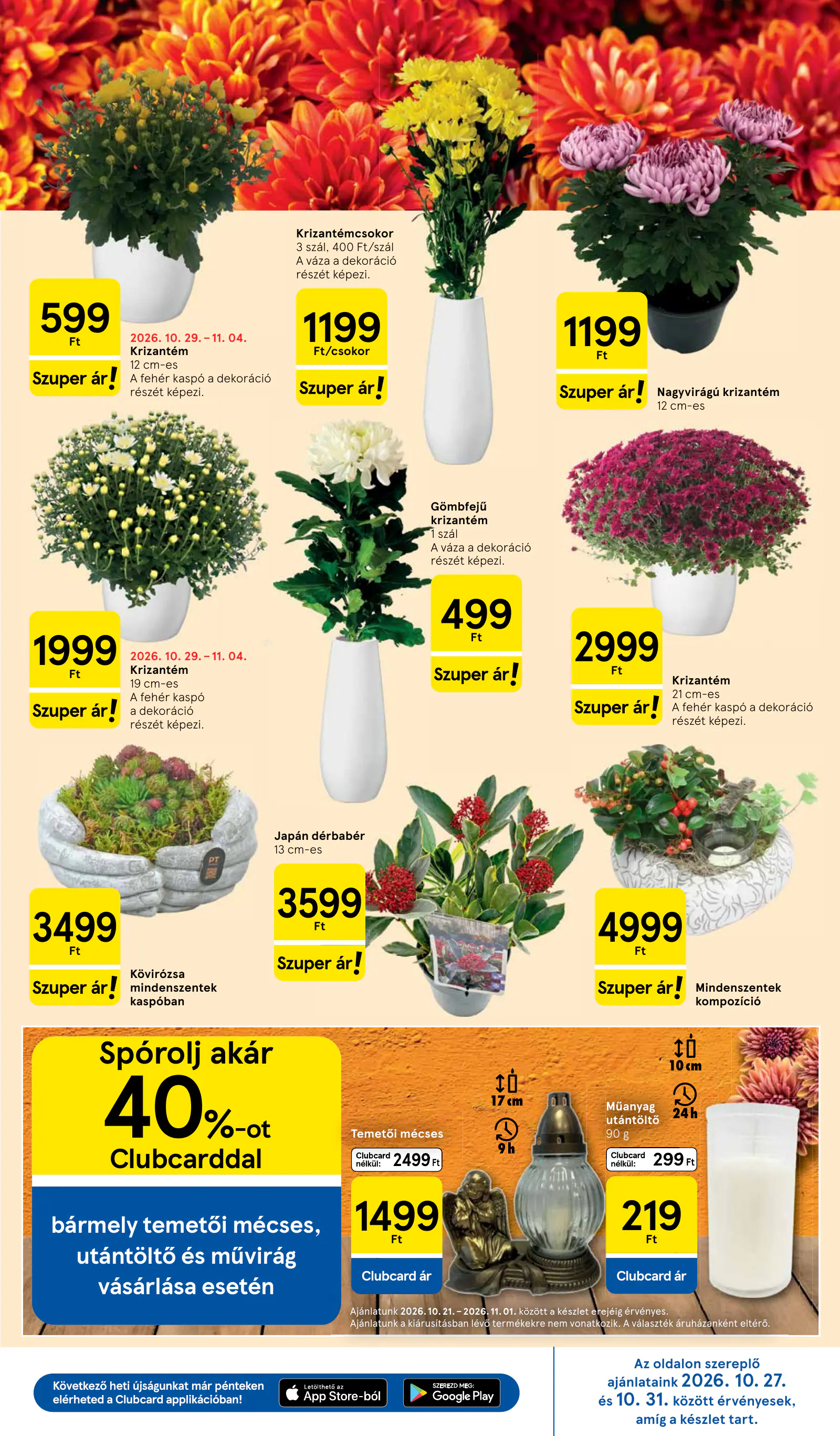 Tesco Hipermarket akciós újság, 13. oldal (okt. 29. – nov. 4.)