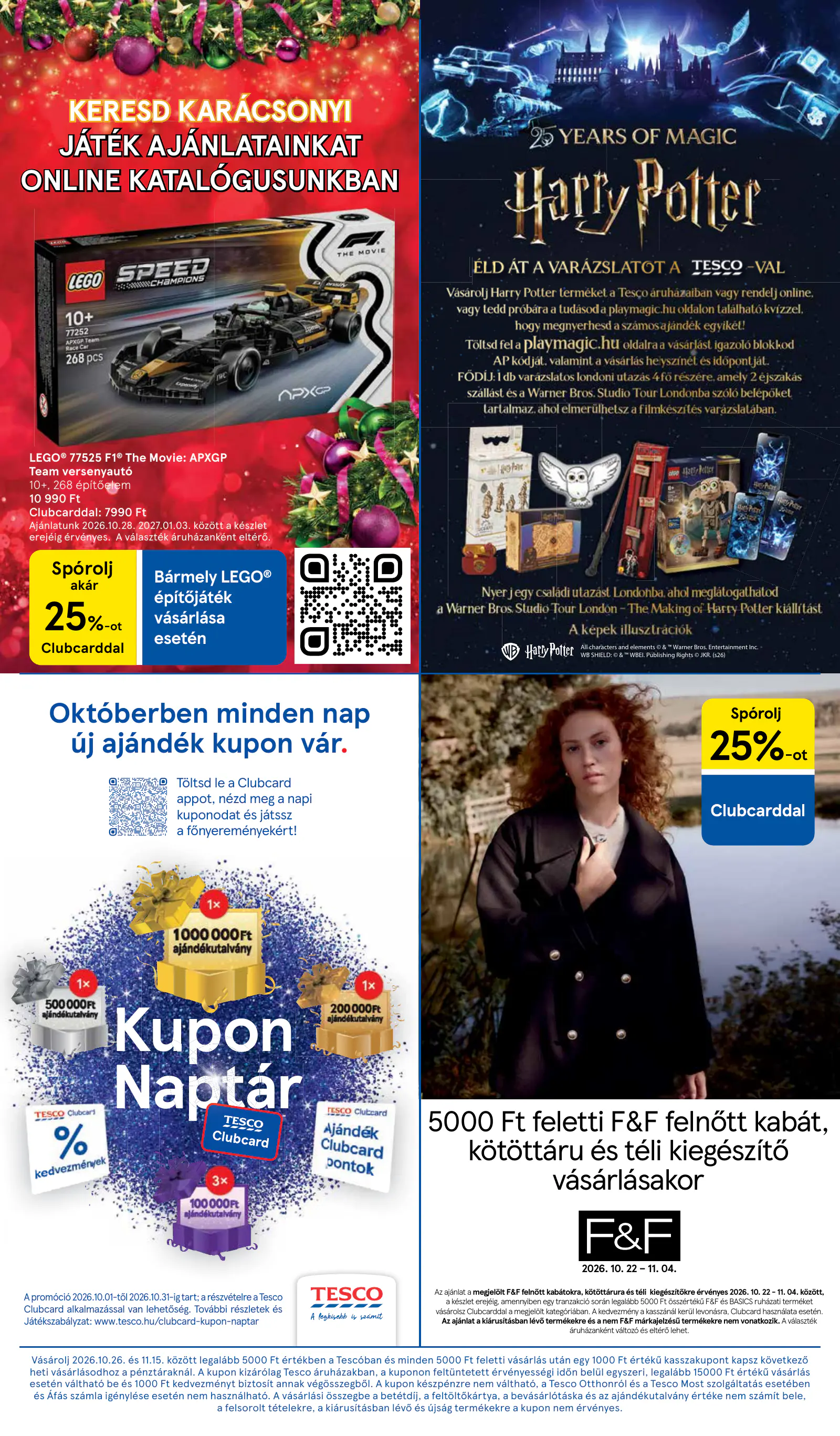 Tesco Hipermarket akciós újság, 16. oldal (okt. 29. – nov. 4.)