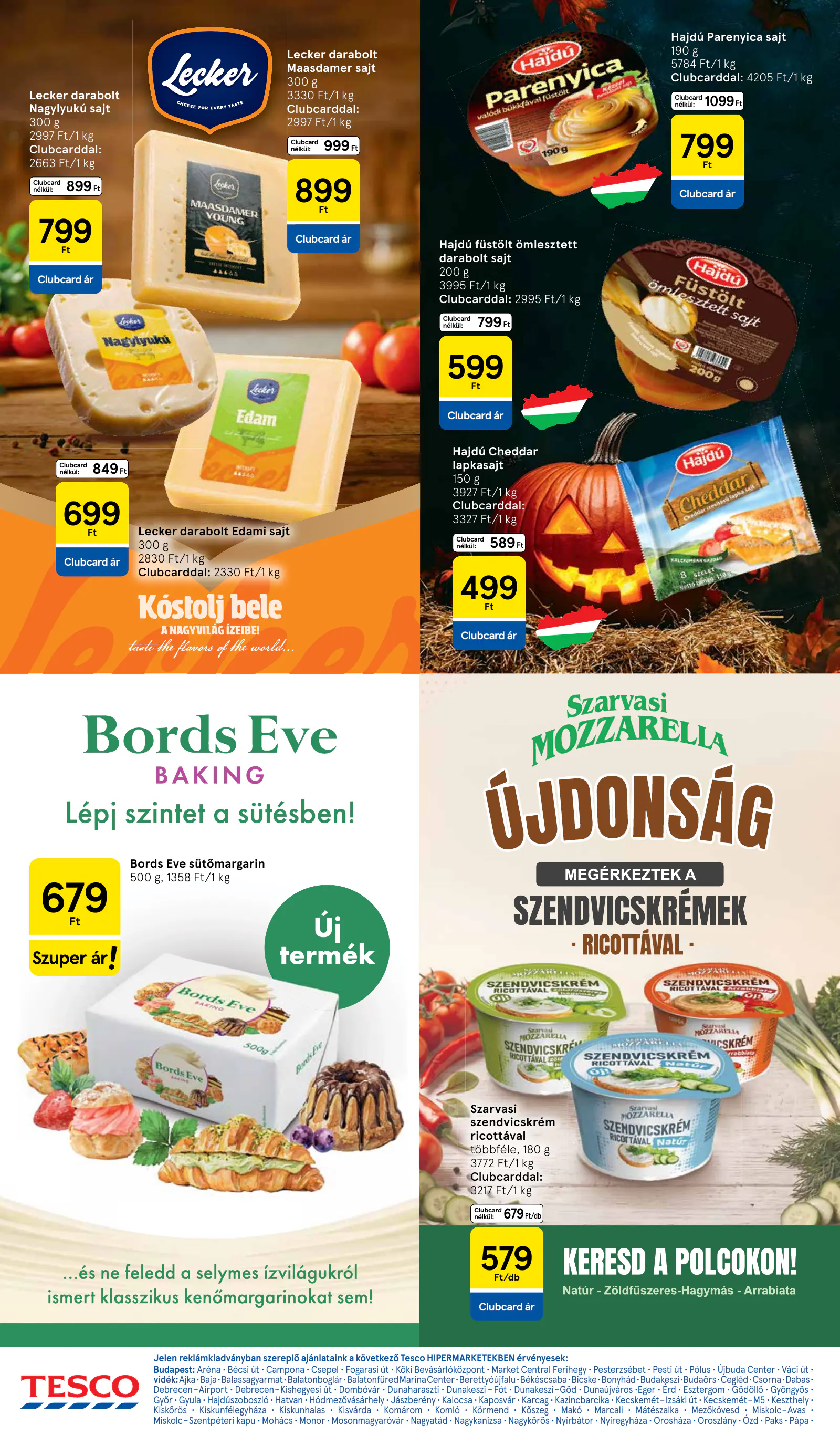Tesco Hipermarket akciós újság, 18. oldal (okt. 29. – nov. 4.)