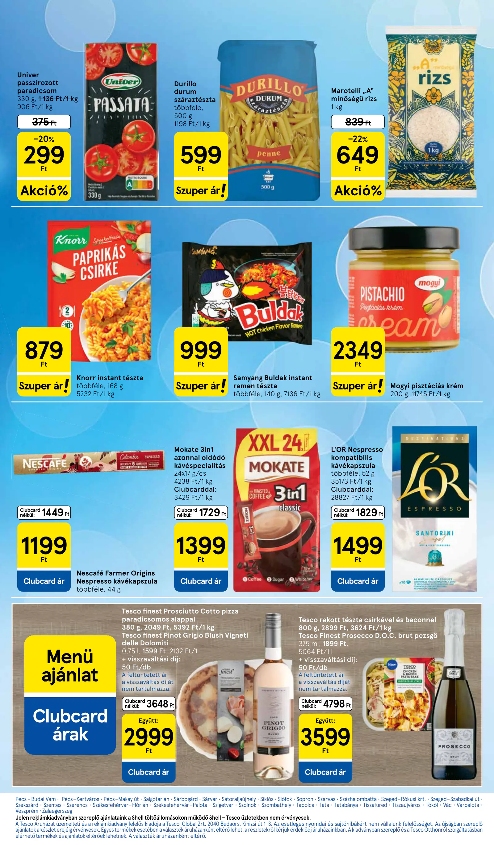 Tesco Hipermarket akciós újság, 19. oldal (okt. 29. – nov. 4.)