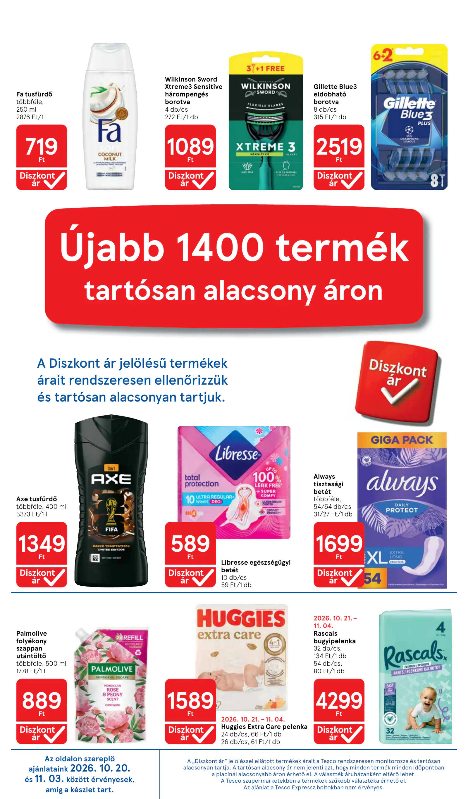 Tesco Hipermarket akciós újság, 24. oldal (okt. 29. – nov. 4.)