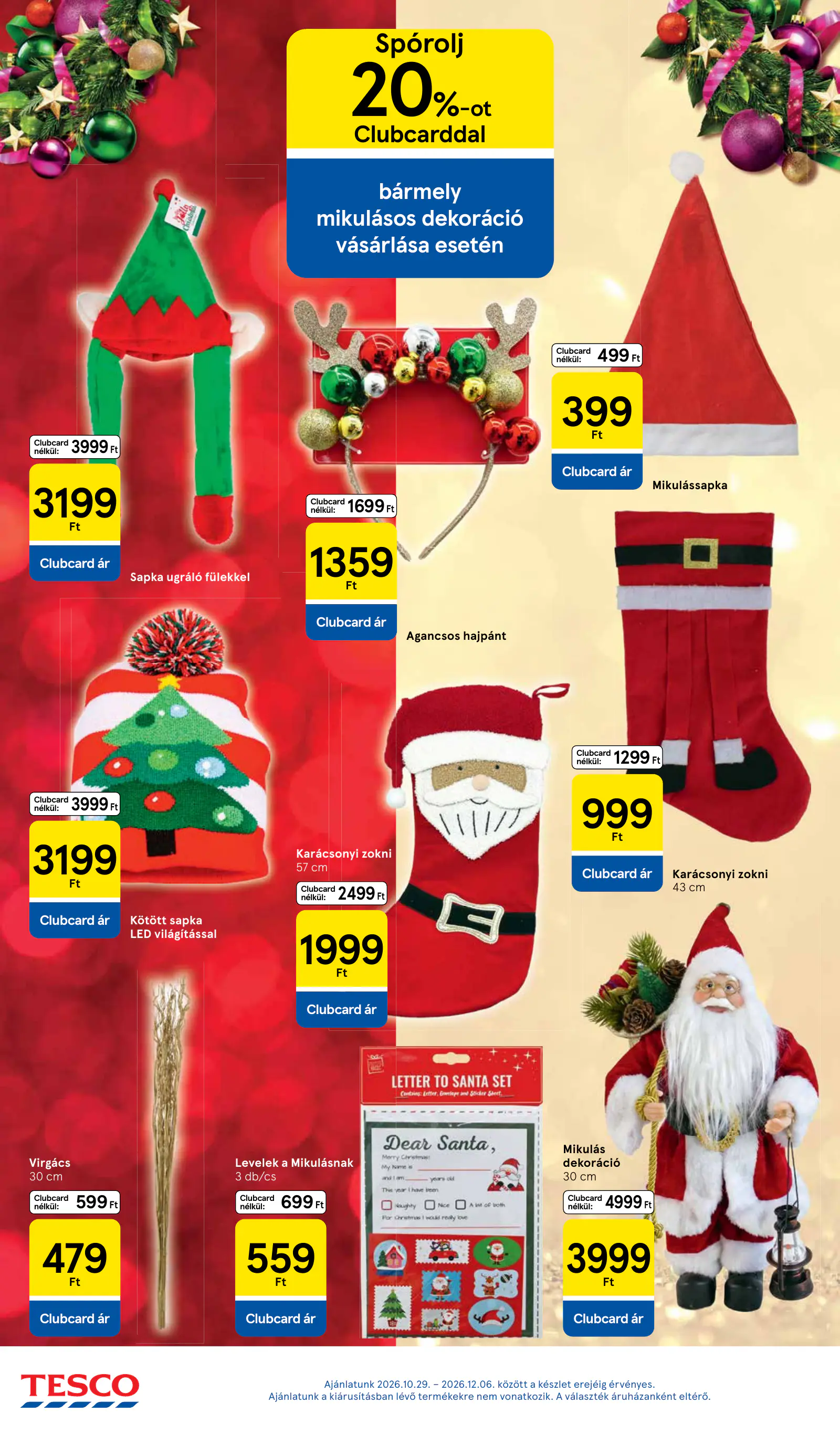 Tesco Hipermarket akciós újság, 28. oldal (okt. 29. – nov. 4.)