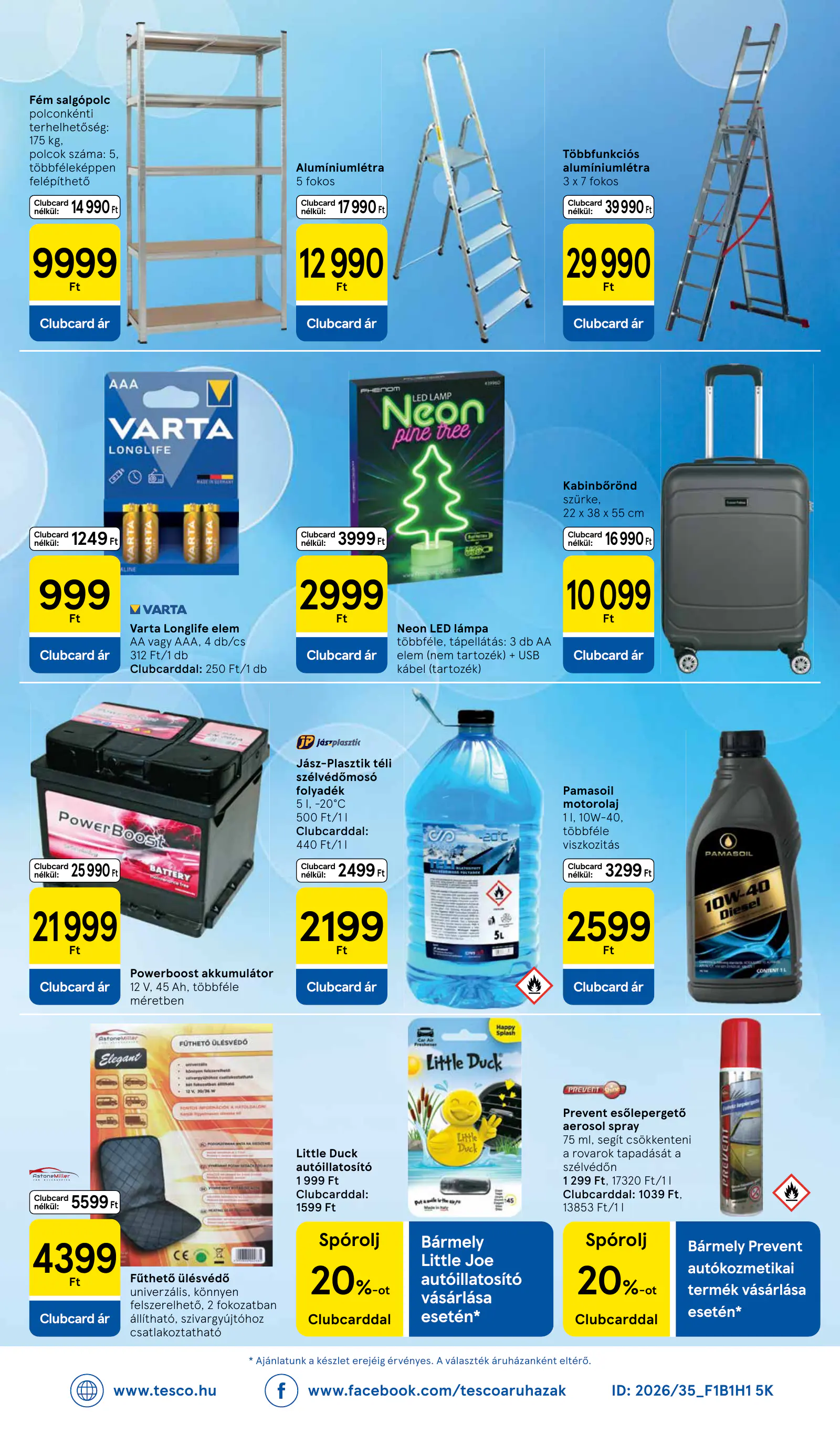 Tesco Hipermarket akciós újság, 30. oldal (okt. 29. – nov. 4.)