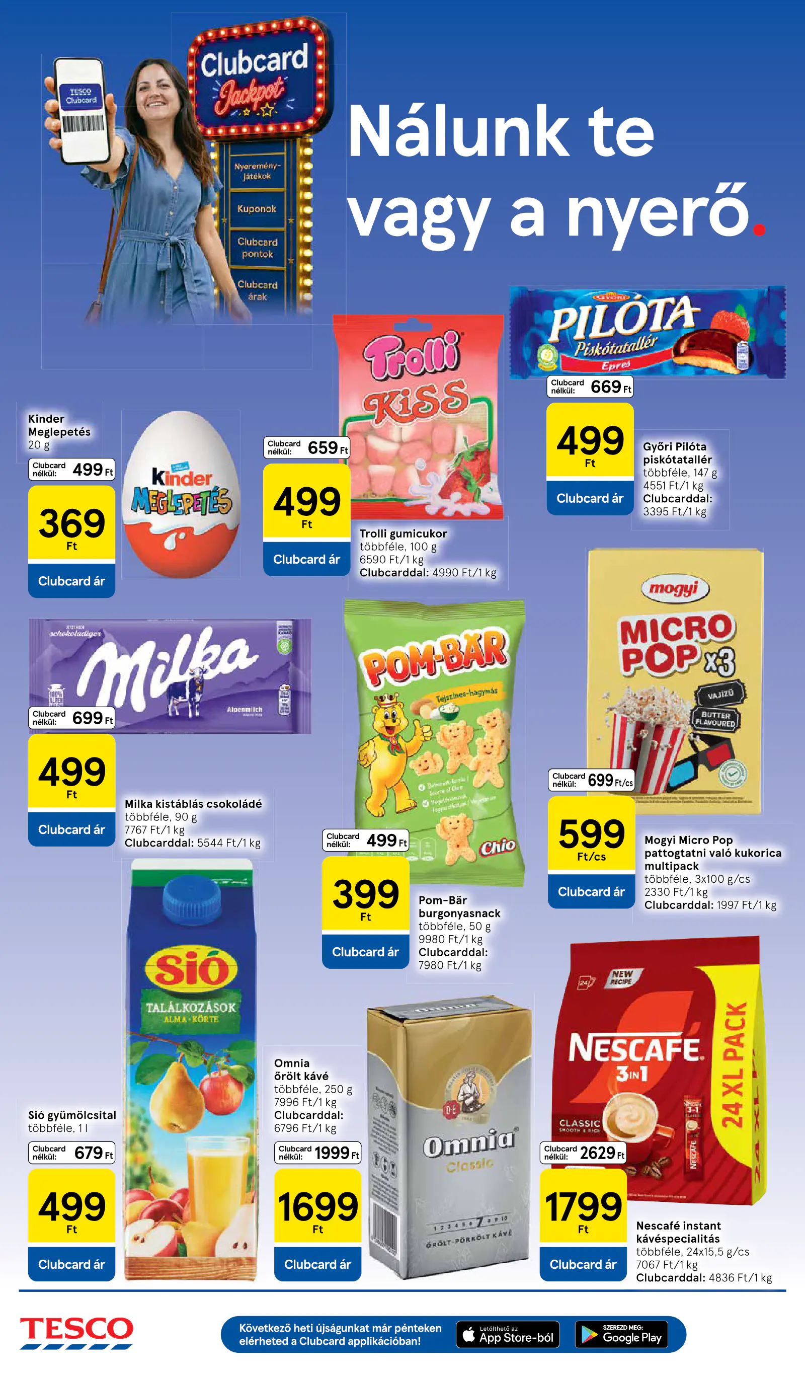 Tesco Szupermarket akciós újság, 4. oldal (okt. 8–14.)