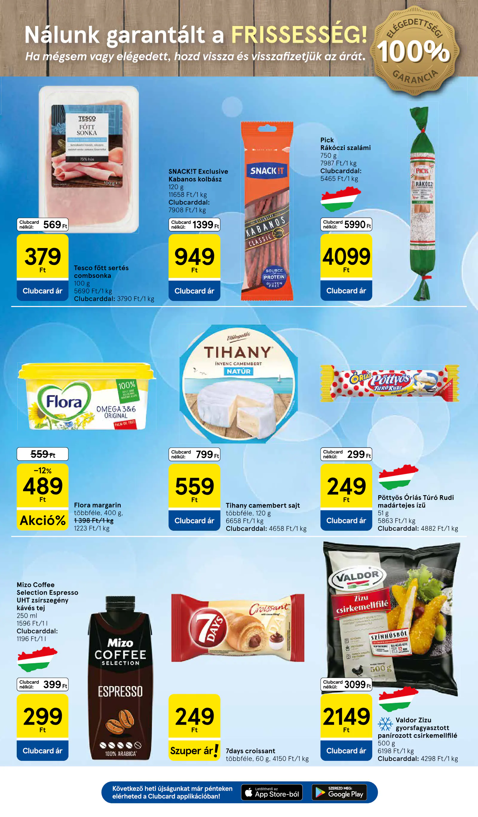 Tesco Szupermarket akciós újság, 3. oldal (okt. 15–20.)