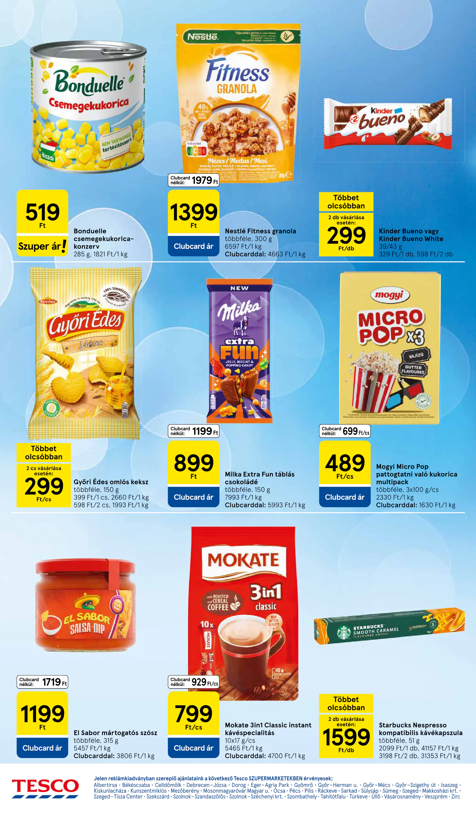 Tesco Szupermarket akciós újság, 6. oldal (okt. 15–20.)