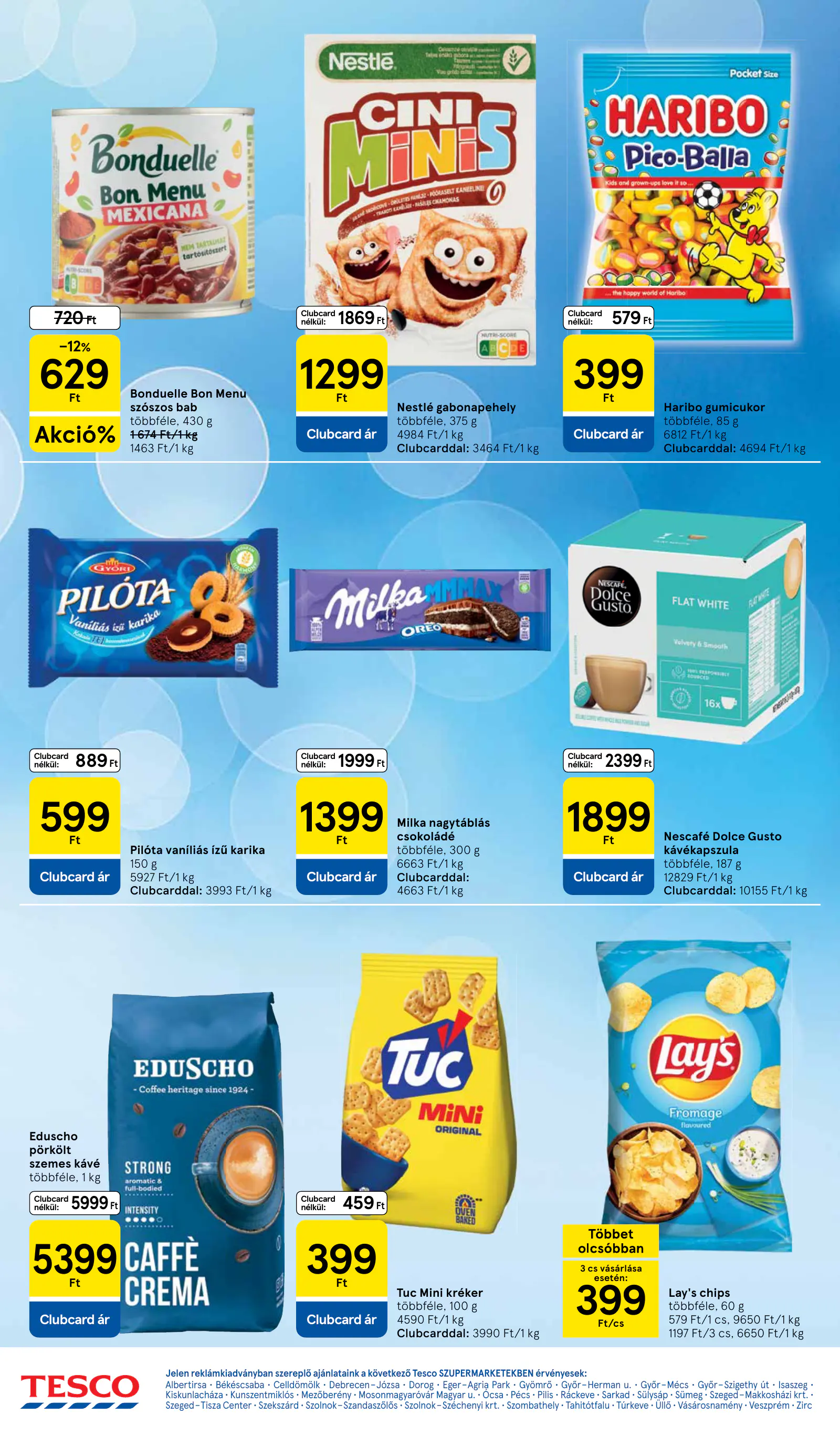 Tesco Szupermarket akciós újság, 6. oldal (okt. 21–28.)