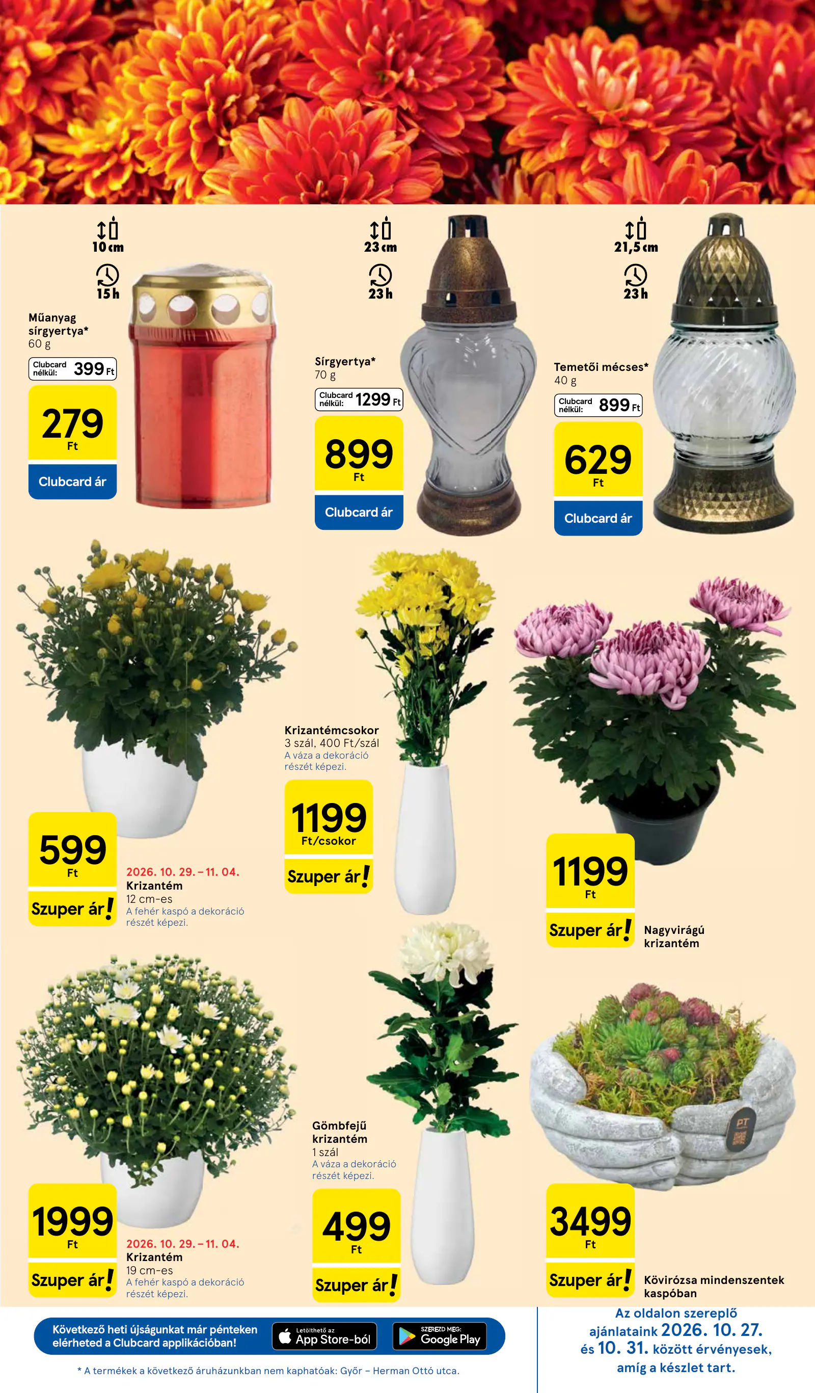 Tesco Szupermarket akciós újság, 7. oldal (okt. 29. – nov. 4.)