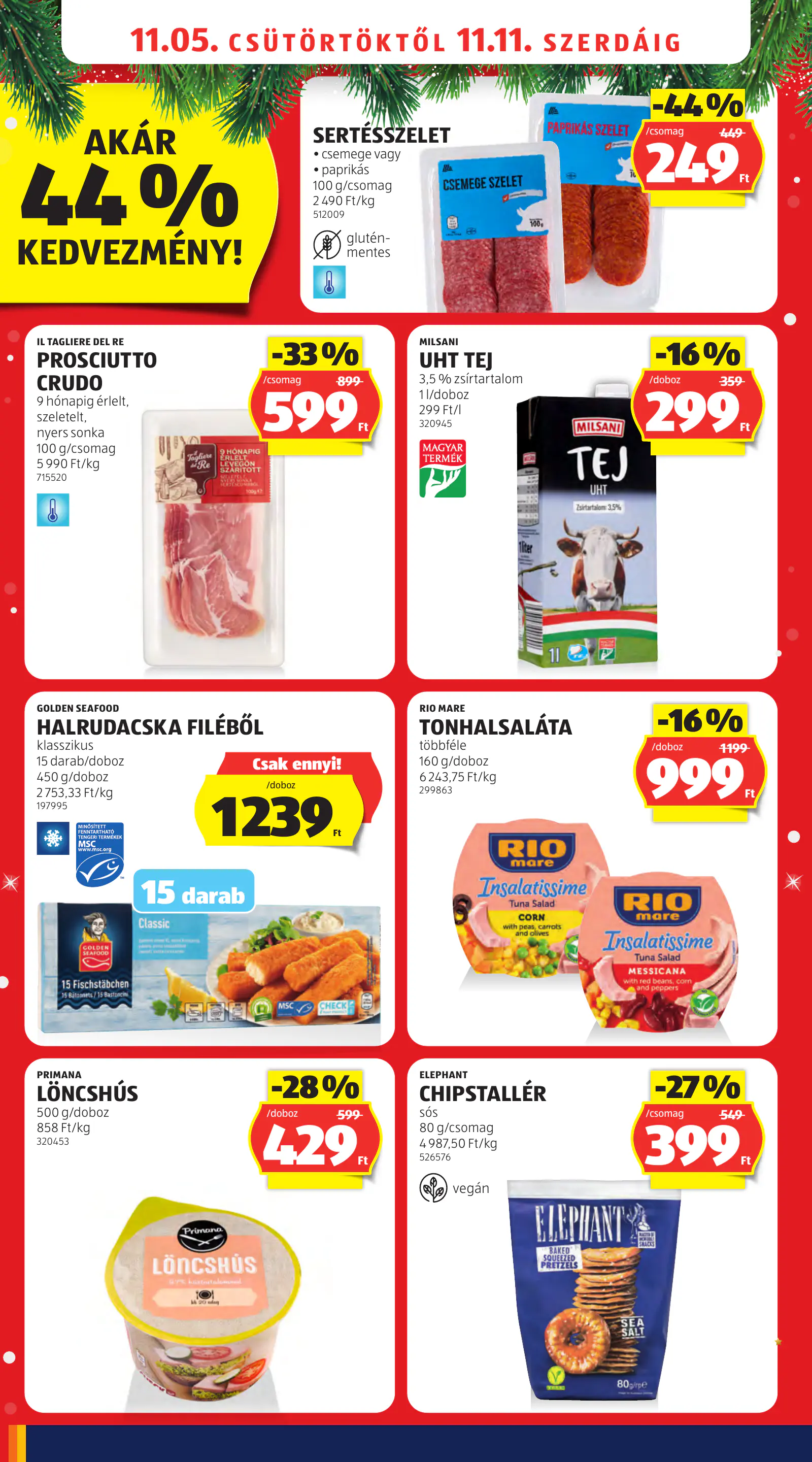 Aldi online akciós újság, 45. hét, 8. oldal (nov. 5–11.)