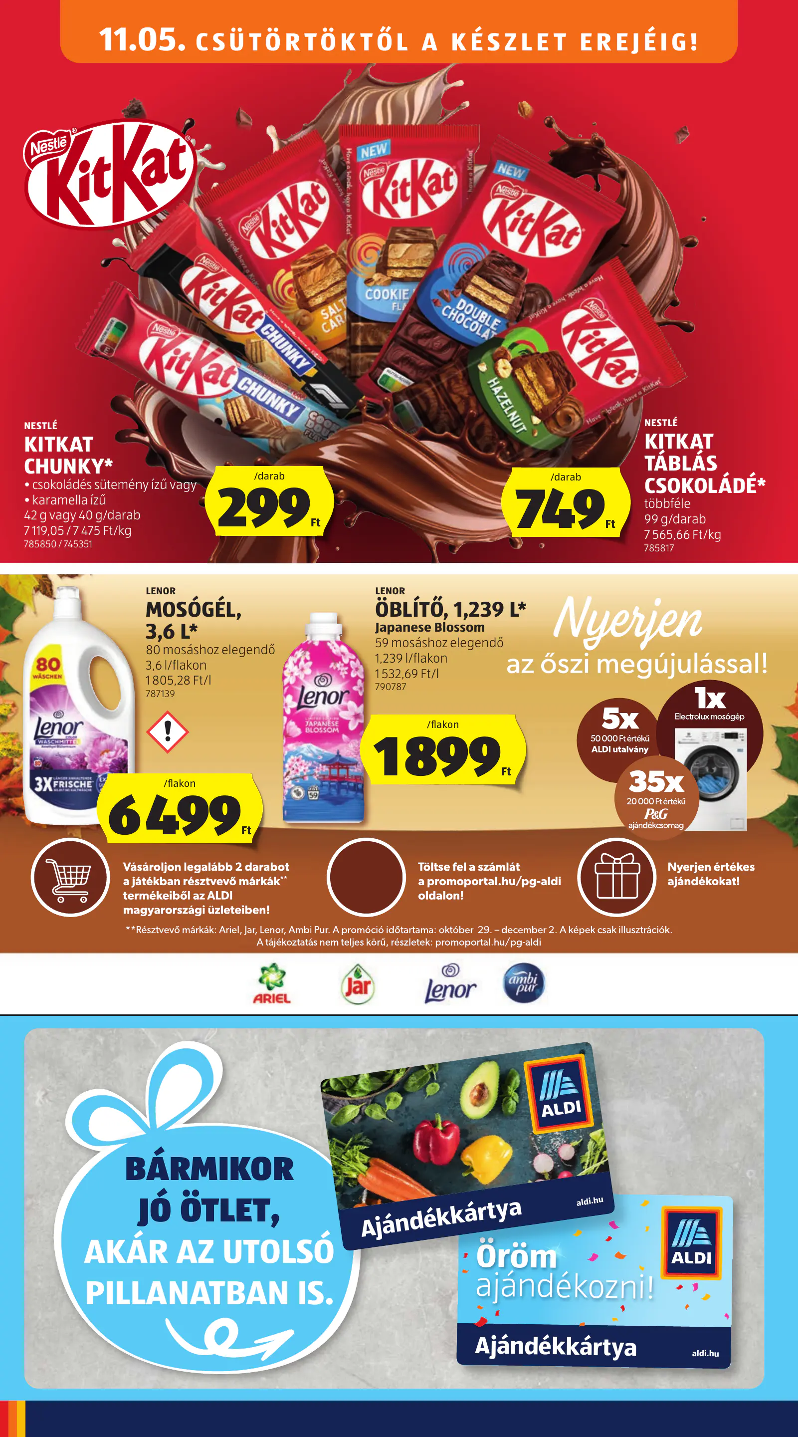 Aldi online akciós újság, 45. hét, 26. oldal (nov. 5–11.)