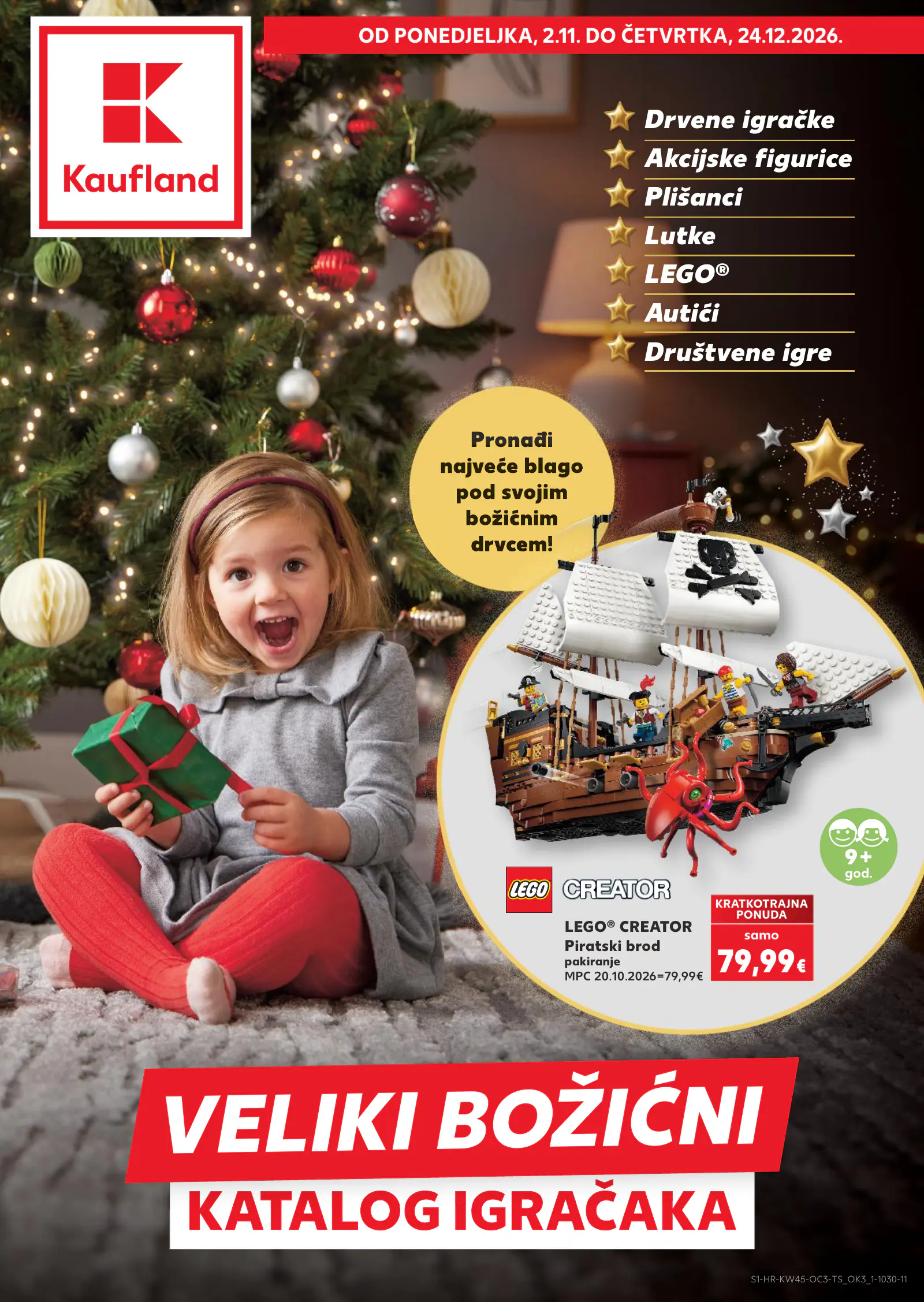 Kaufland Horvátország akciós újság, 1. oldal (nov. 2–30.)