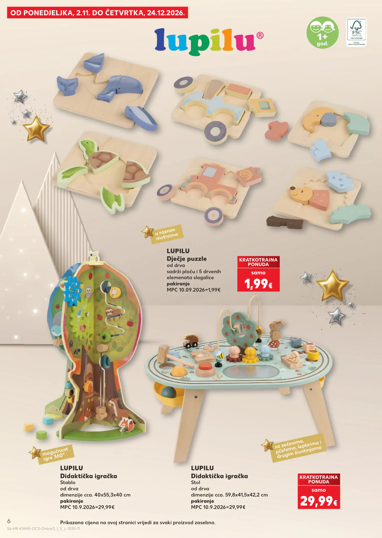 Kaufland Horvátország akciós újság, 6. oldal (nov. 2–30.)