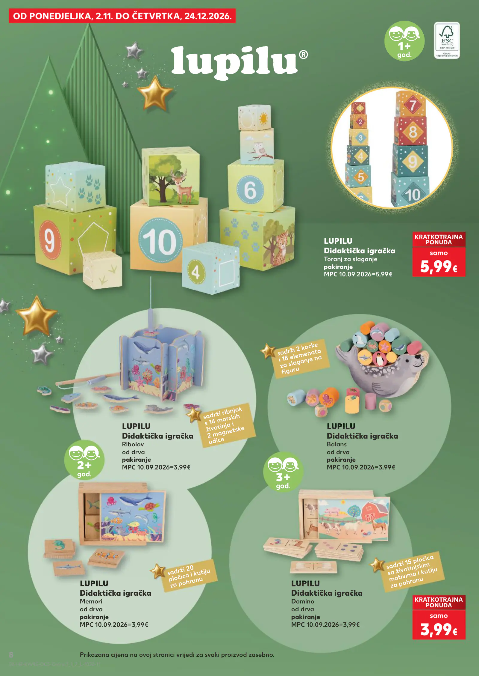 Kaufland Horvátország akciós újság, 8. oldal (nov. 2–30.)