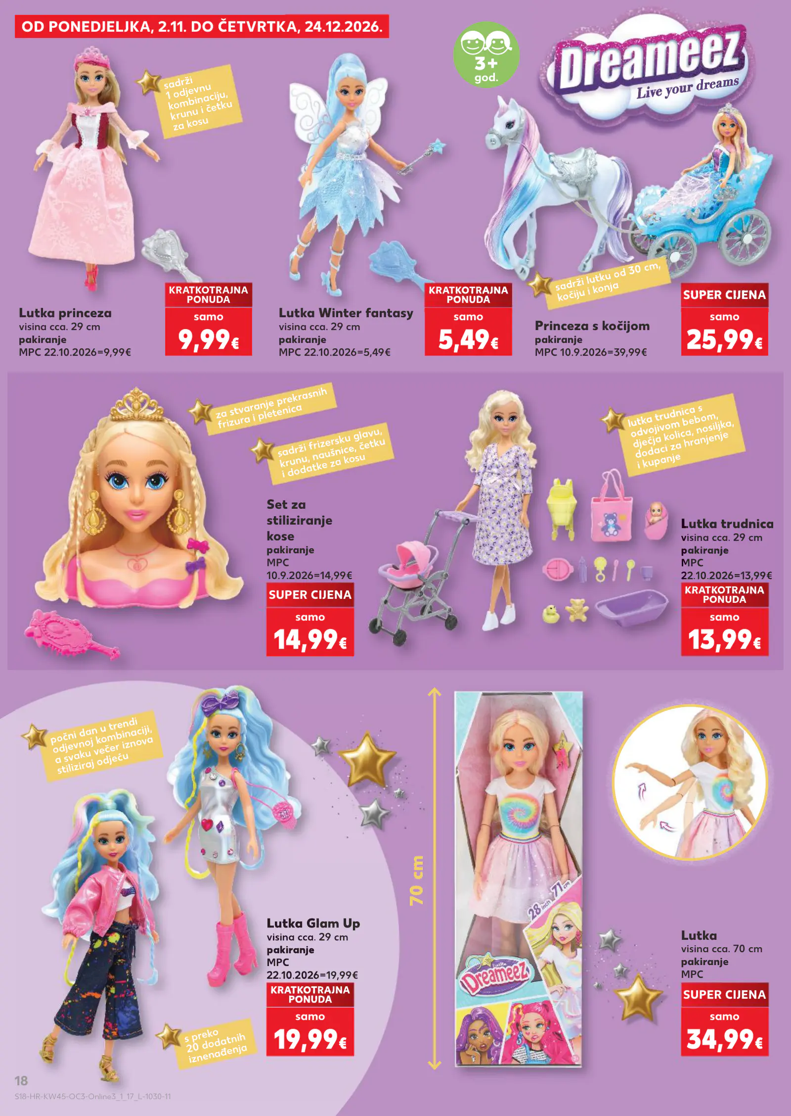 Kaufland Horvátország akciós újság, 18. oldal (nov. 2–30.)