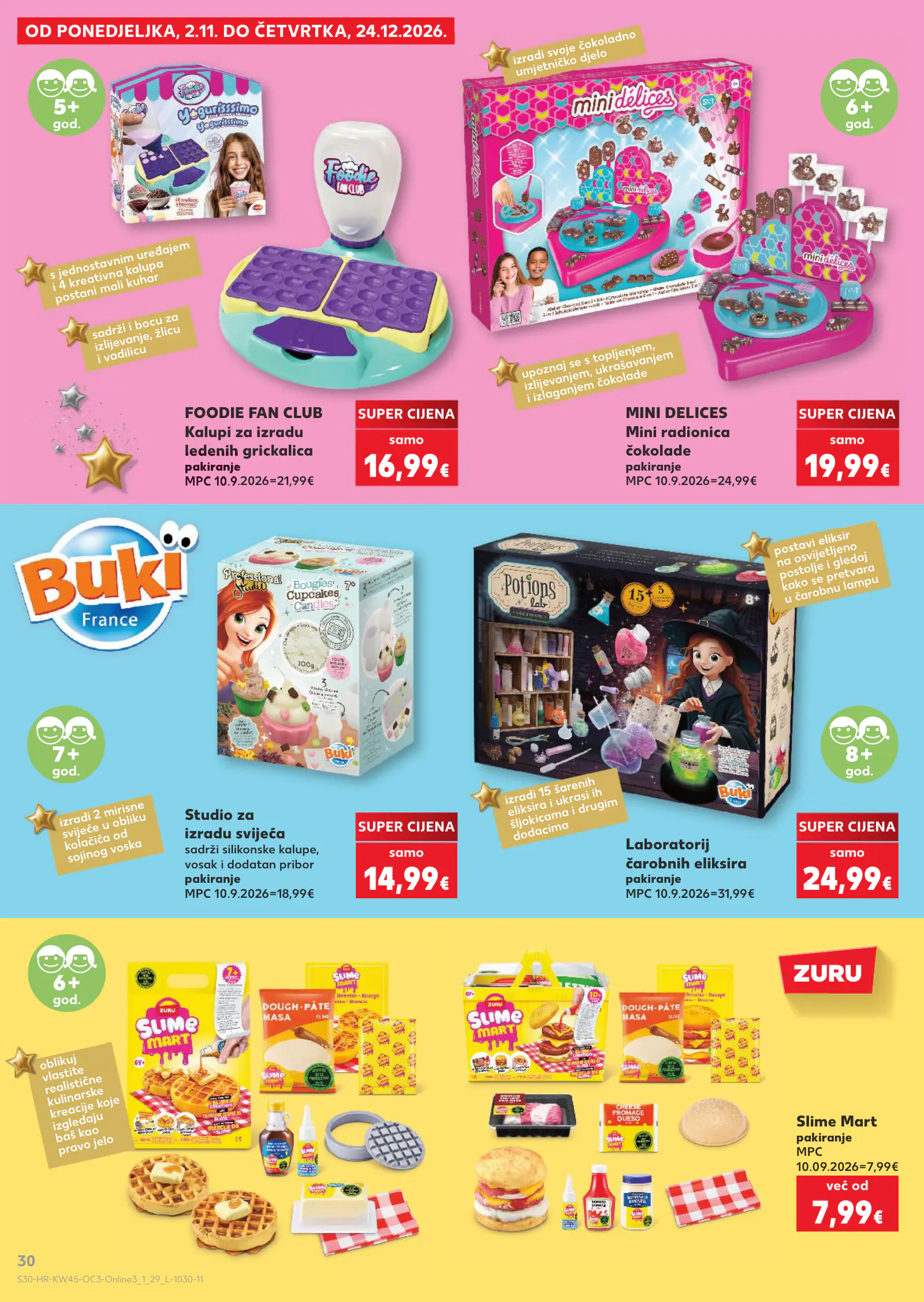Kaufland Horvátország akciós újság, 30. oldal (nov. 2–30.)
