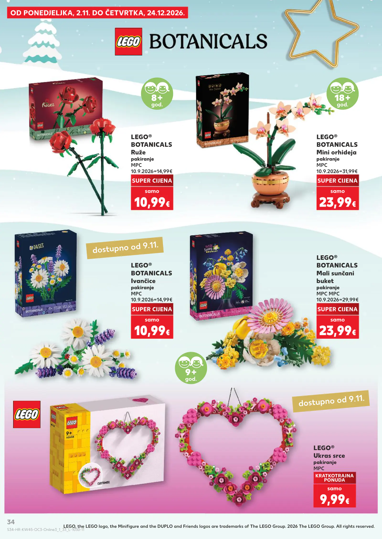 Kaufland Horvátország akciós újság, 34. oldal (nov. 2–30.)
