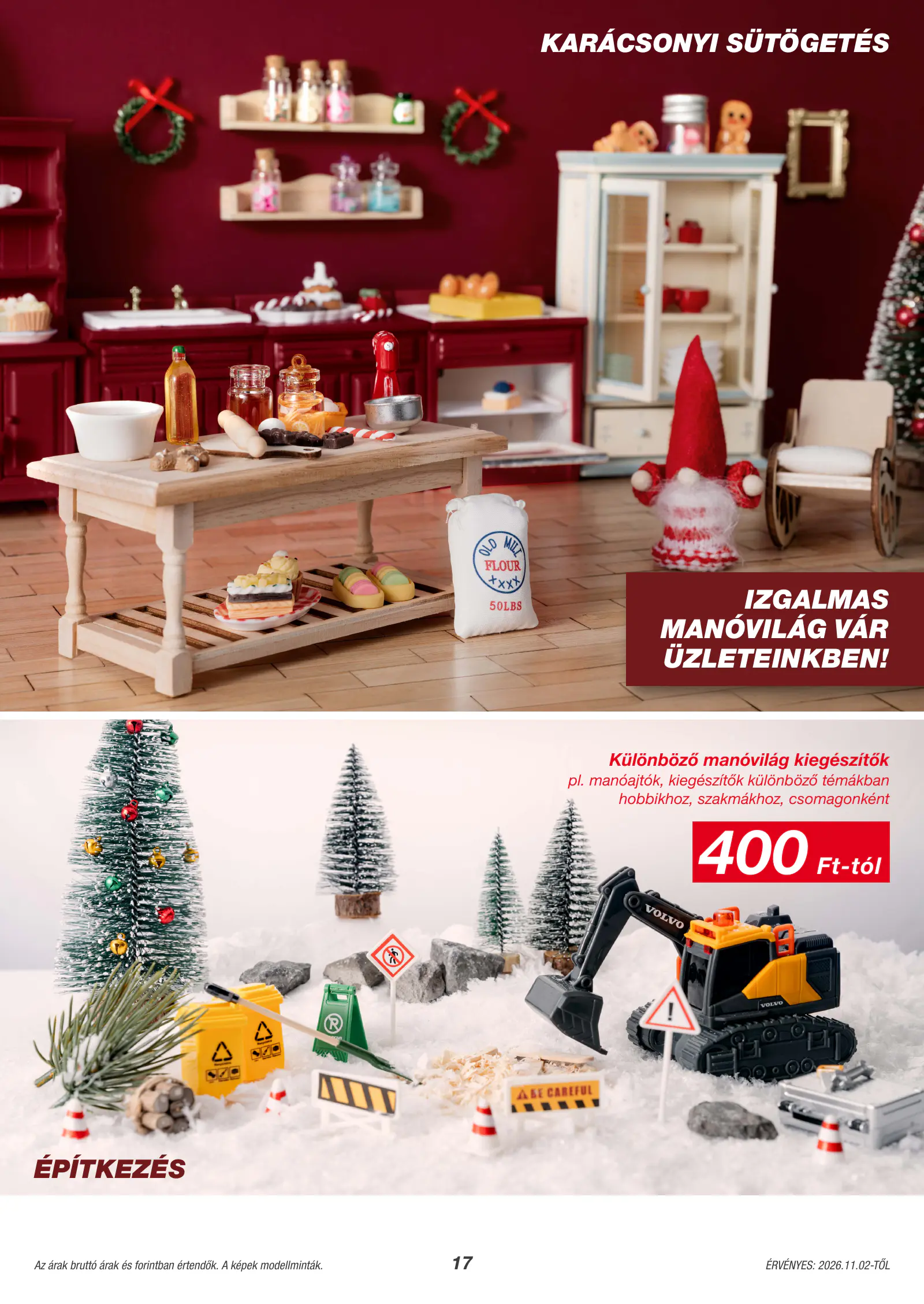 Kik Textil akciós újság, 17. oldal (nov. 2-ától)