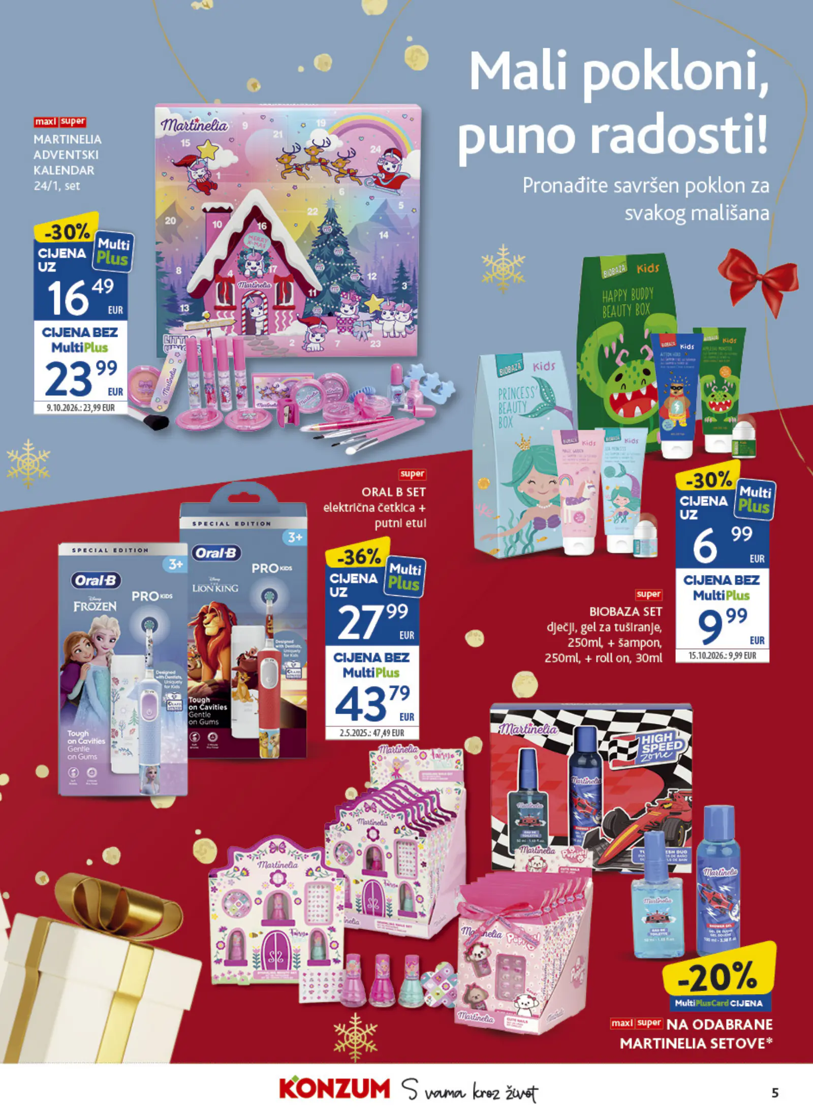 Konzum Horvátország Tematski katalog ljepota i njega, 5. oldal (nov. 2–15.)