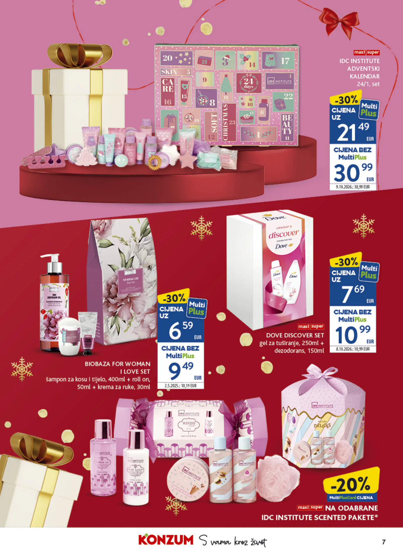 Konzum Horvátország Tematski katalog ljepota i njega, 7. oldal (nov. 2–15.)