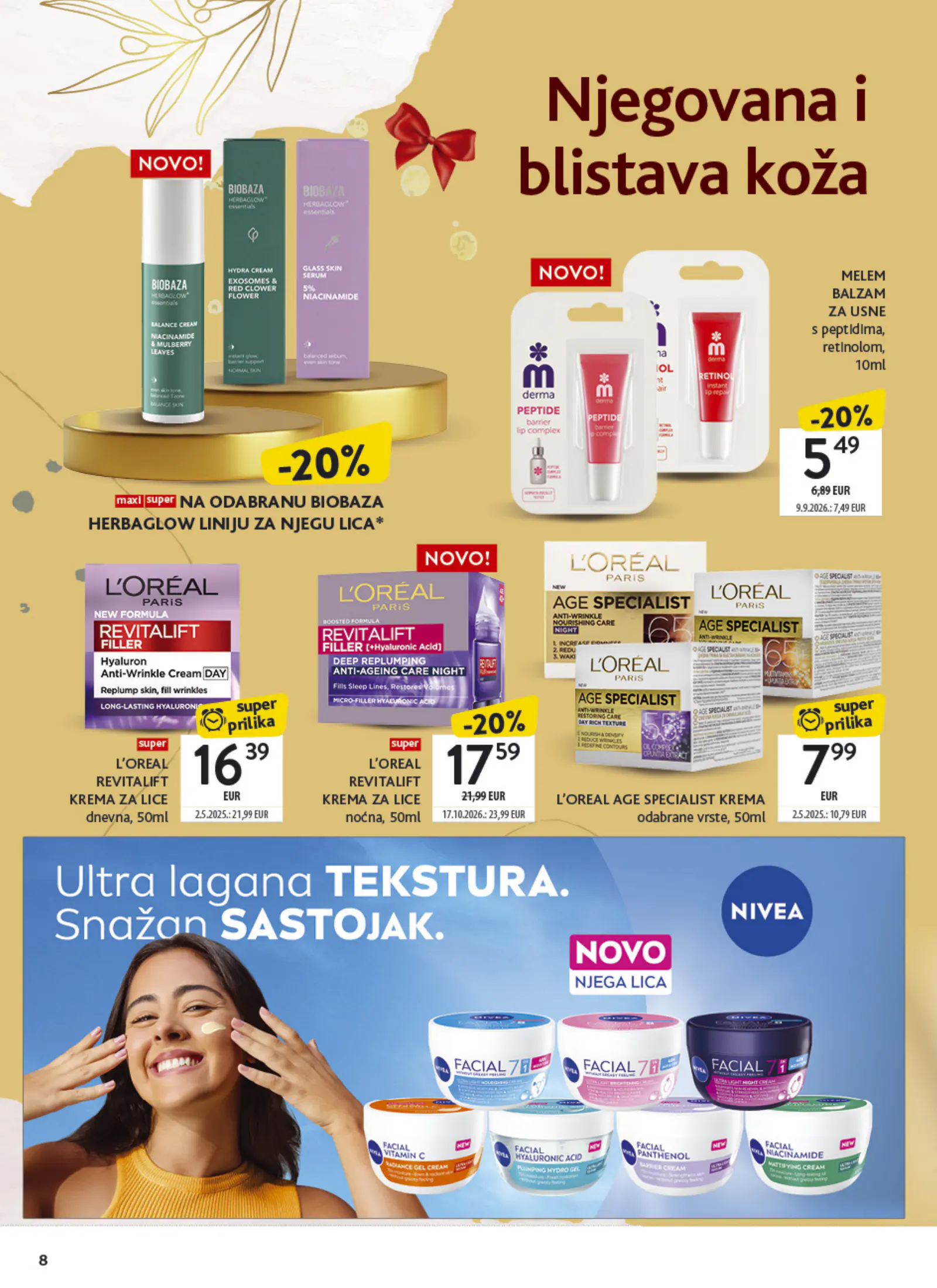 Konzum Horvátország Tematski katalog ljepota i njega, 8. oldal (nov. 2–15.)