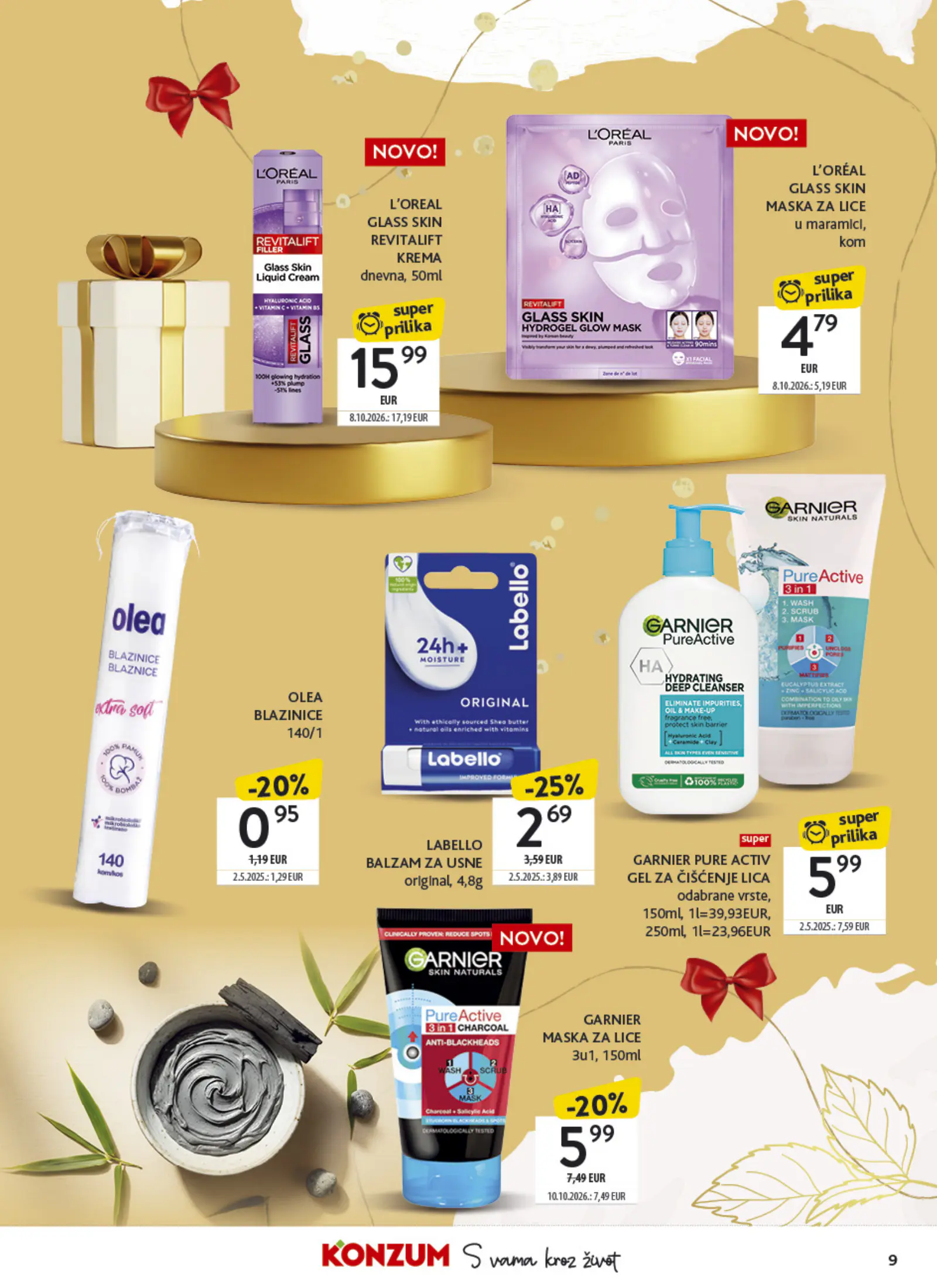 Konzum Horvátország Tematski katalog ljepota i njega, 9. oldal (nov. 2–15.)