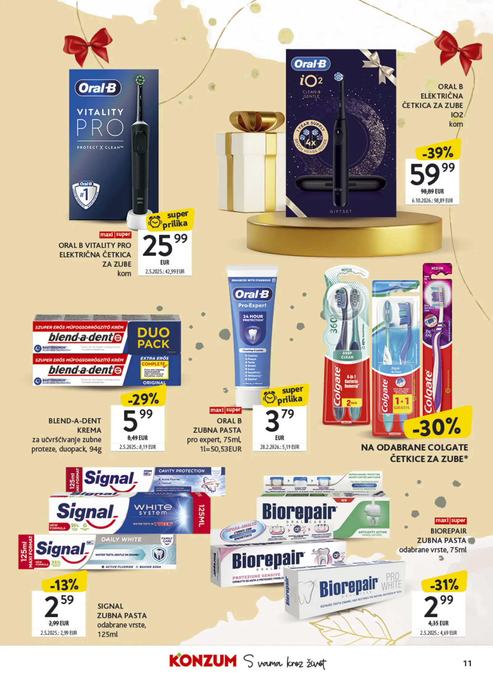 Konzum Horvátország Tematski katalog ljepota i njega, 11. oldal (nov. 2–15.)