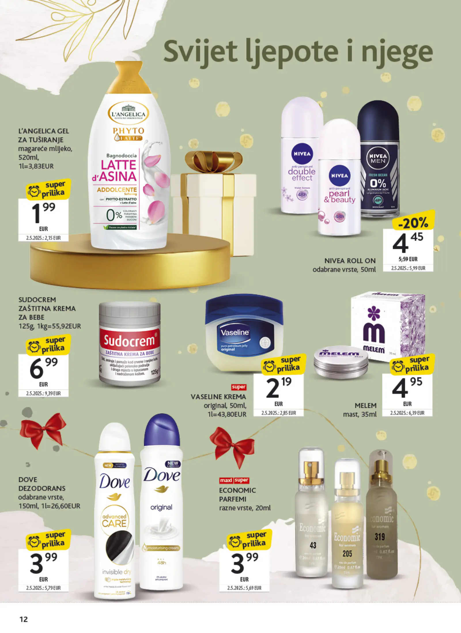 Konzum Horvátország Tematski katalog ljepota i njega, 12. oldal (nov. 2–15.)