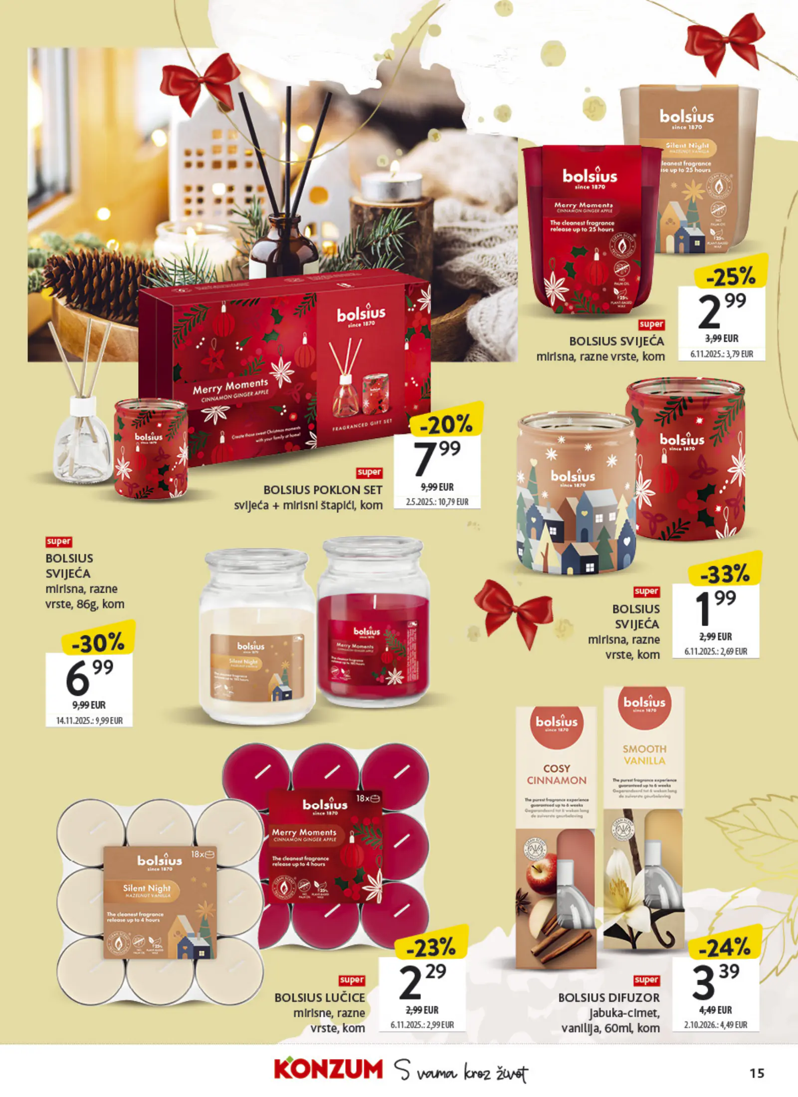 Konzum Horvátország Tematski katalog ljepota i njega, 15. oldal (nov. 2–15.)