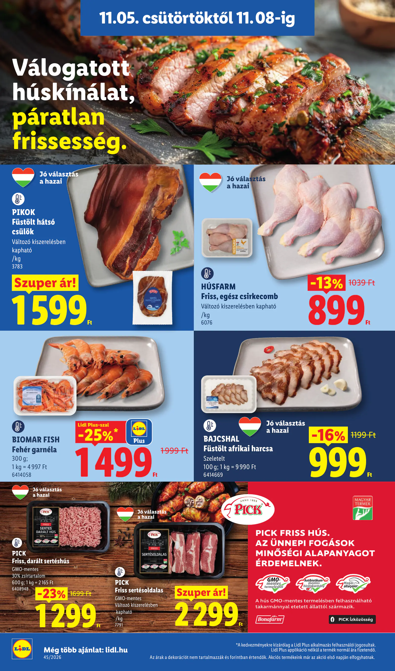 Lidl akciós újság, 45. hét, 4. oldal (nov. 5–11.)