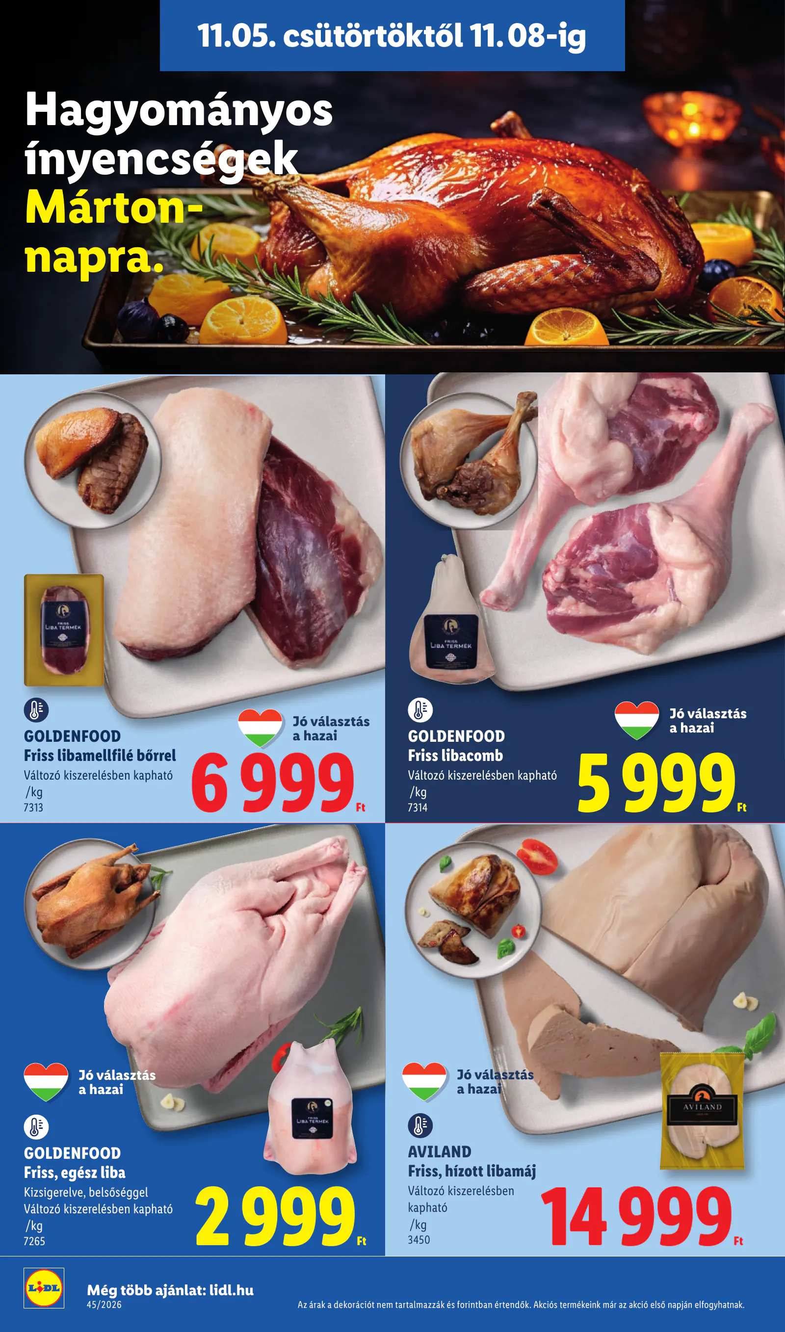 Lidl akciós újság, 45. hét, 6. oldal (nov. 5–11.)