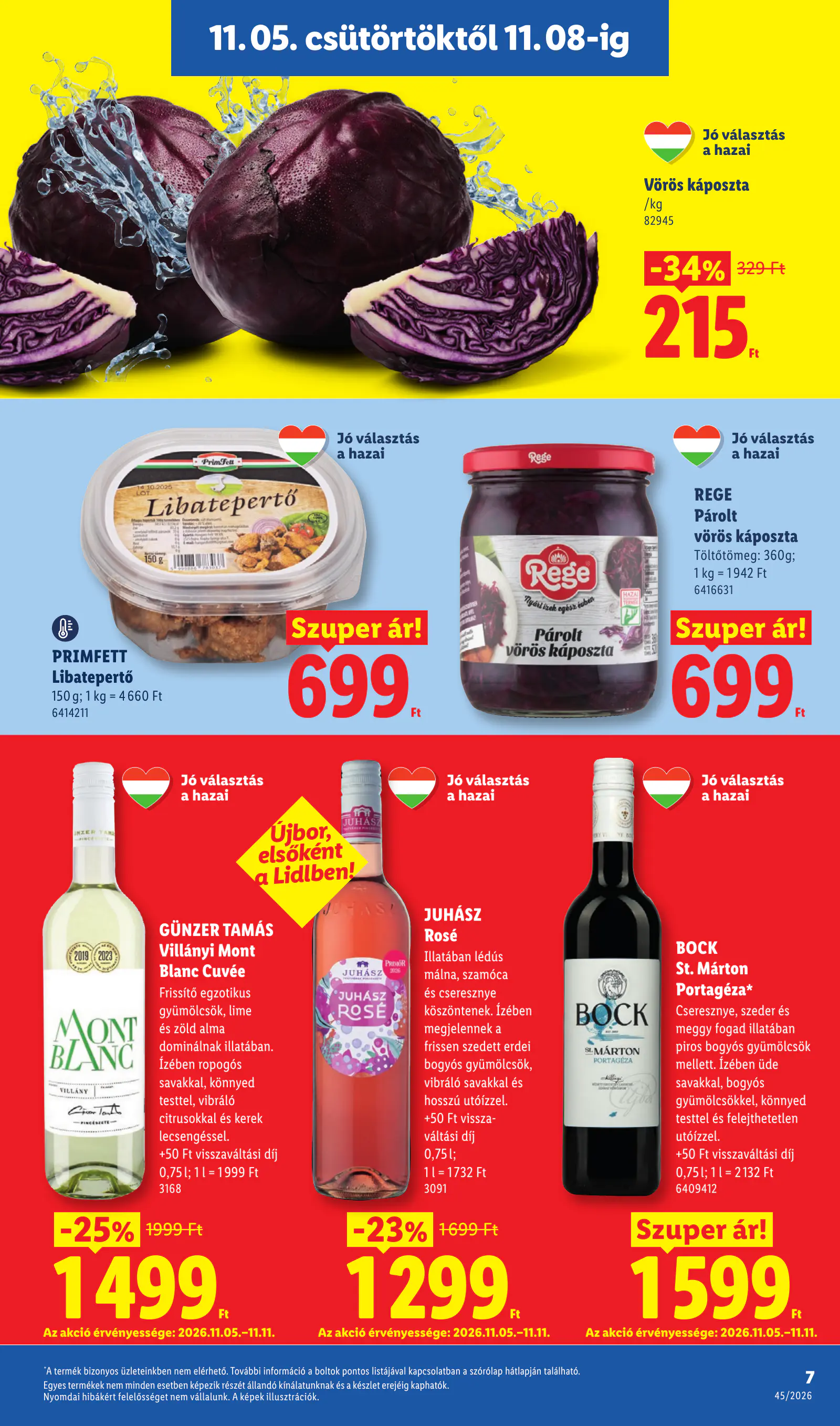 Lidl akciós újság, 45. hét, 7. oldal (nov. 5–11.)
