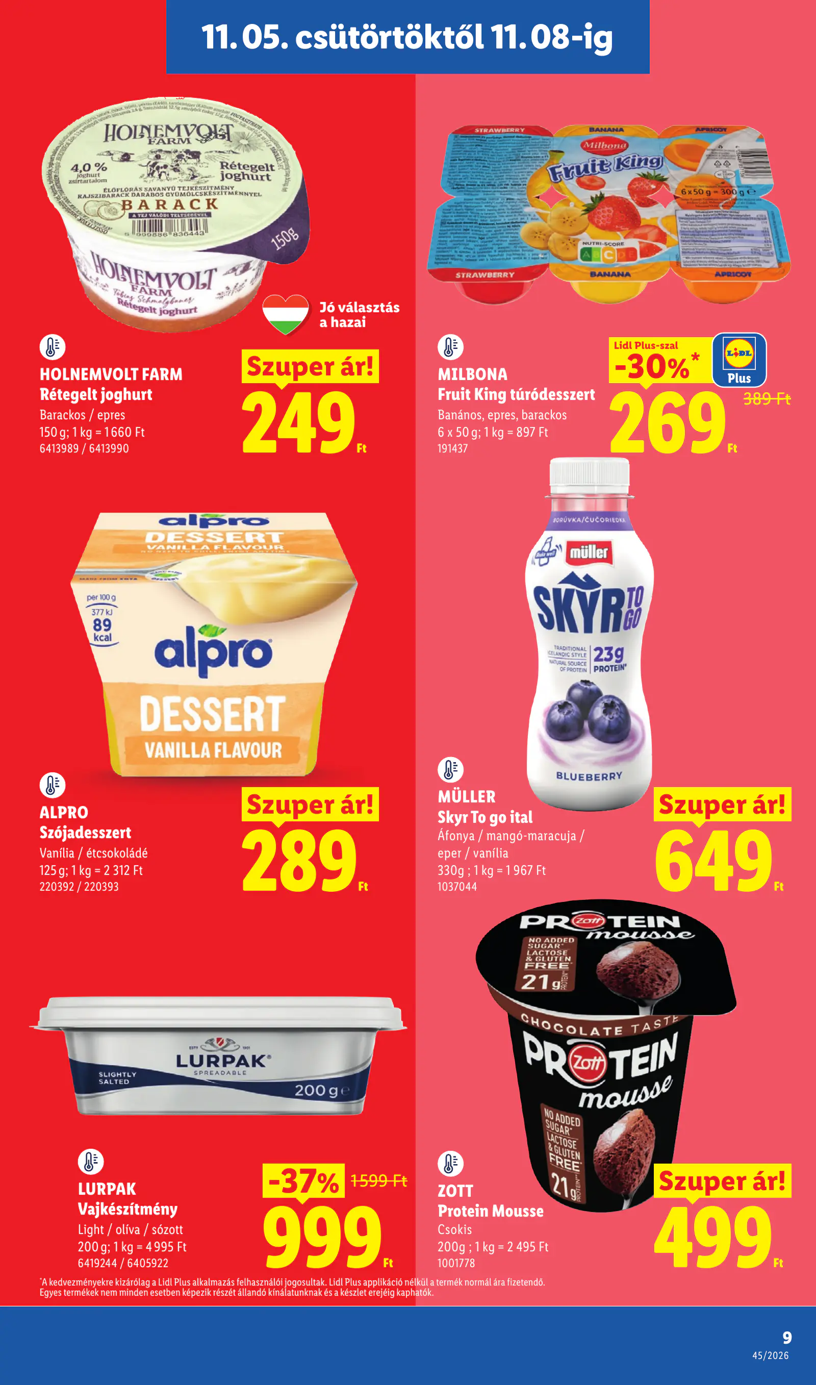 Lidl akciós újság, 45. hét, 9. oldal (nov. 5–11.)