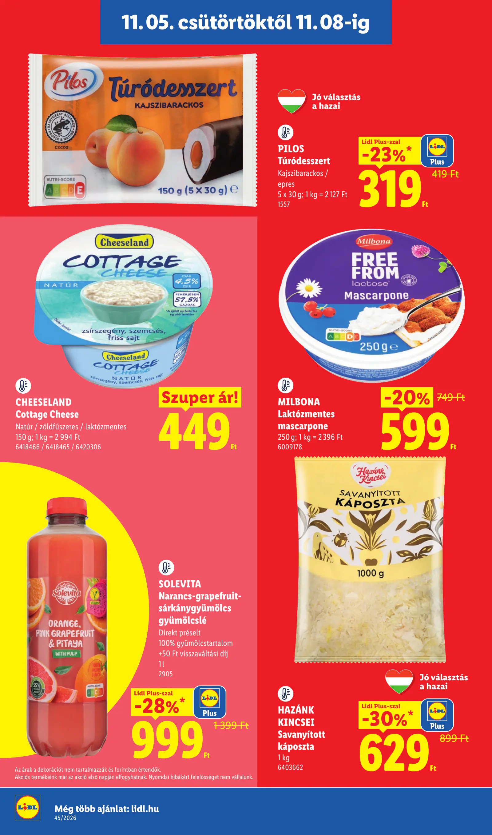 Lidl akciós újság, 45. hét, 10. oldal (nov. 5–11.)