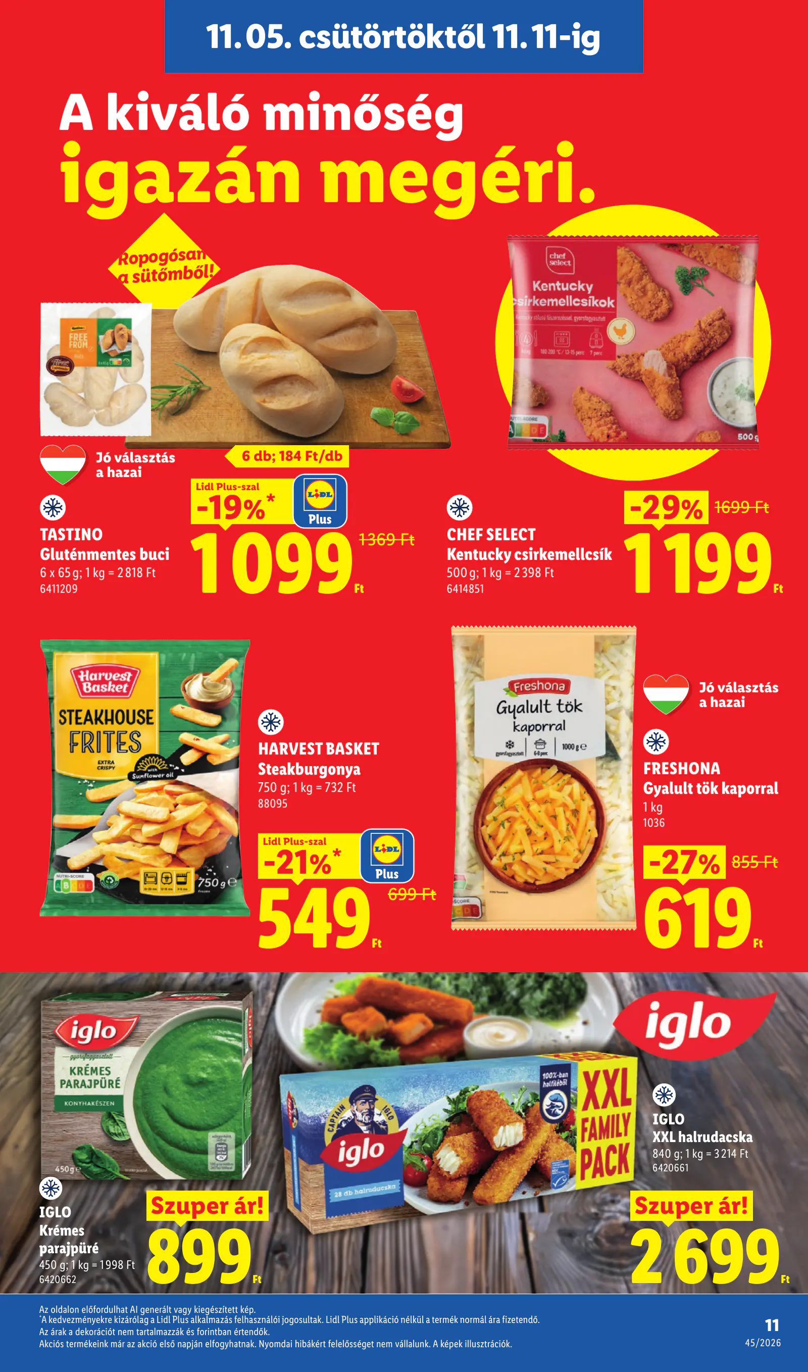 Lidl akciós újság, 45. hét, 11. oldal (nov. 5–11.)