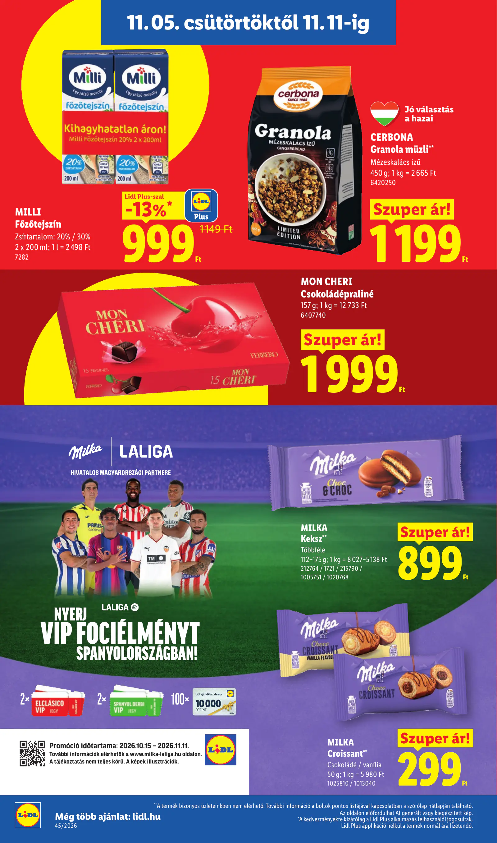 Lidl akciós újság, 45. hét, 12. oldal (nov. 5–11.)