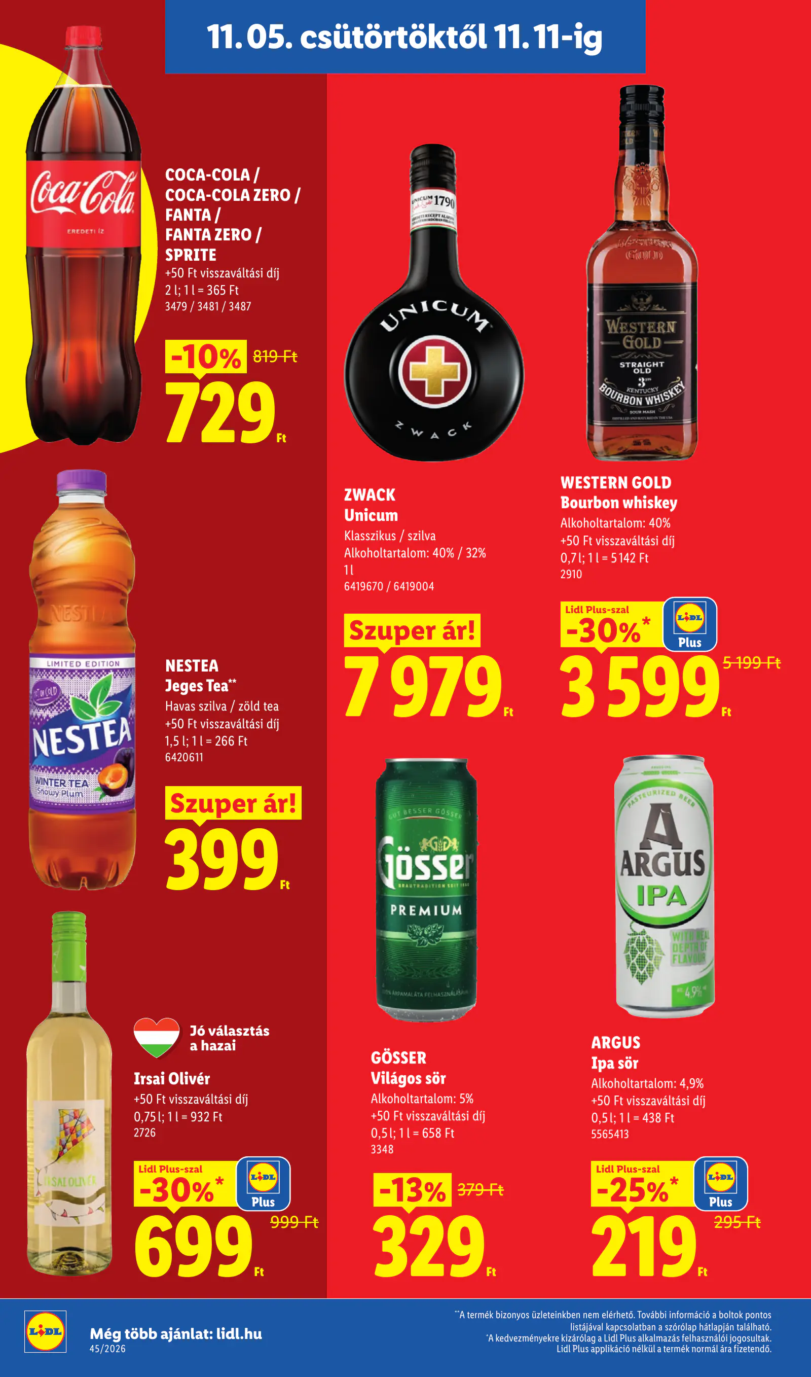 Lidl akciós újság, 45. hét, 16. oldal (nov. 5–11.)