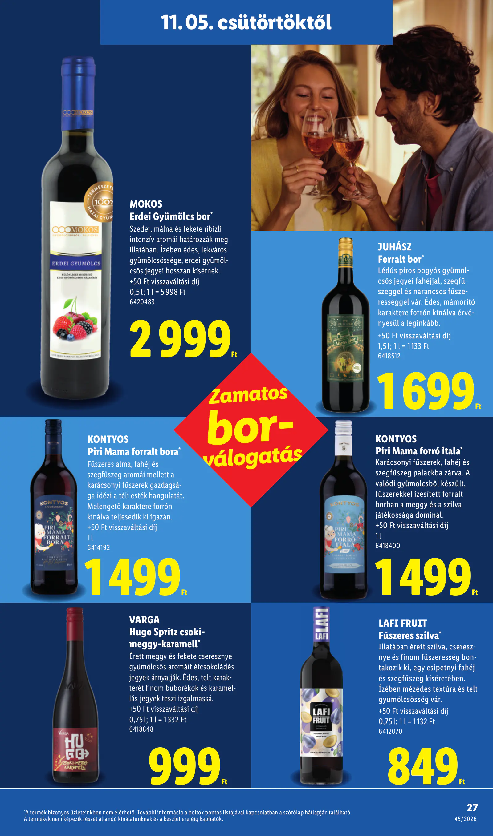 Lidl akciós újság, 45. hét, 27. oldal (nov. 5–11.)