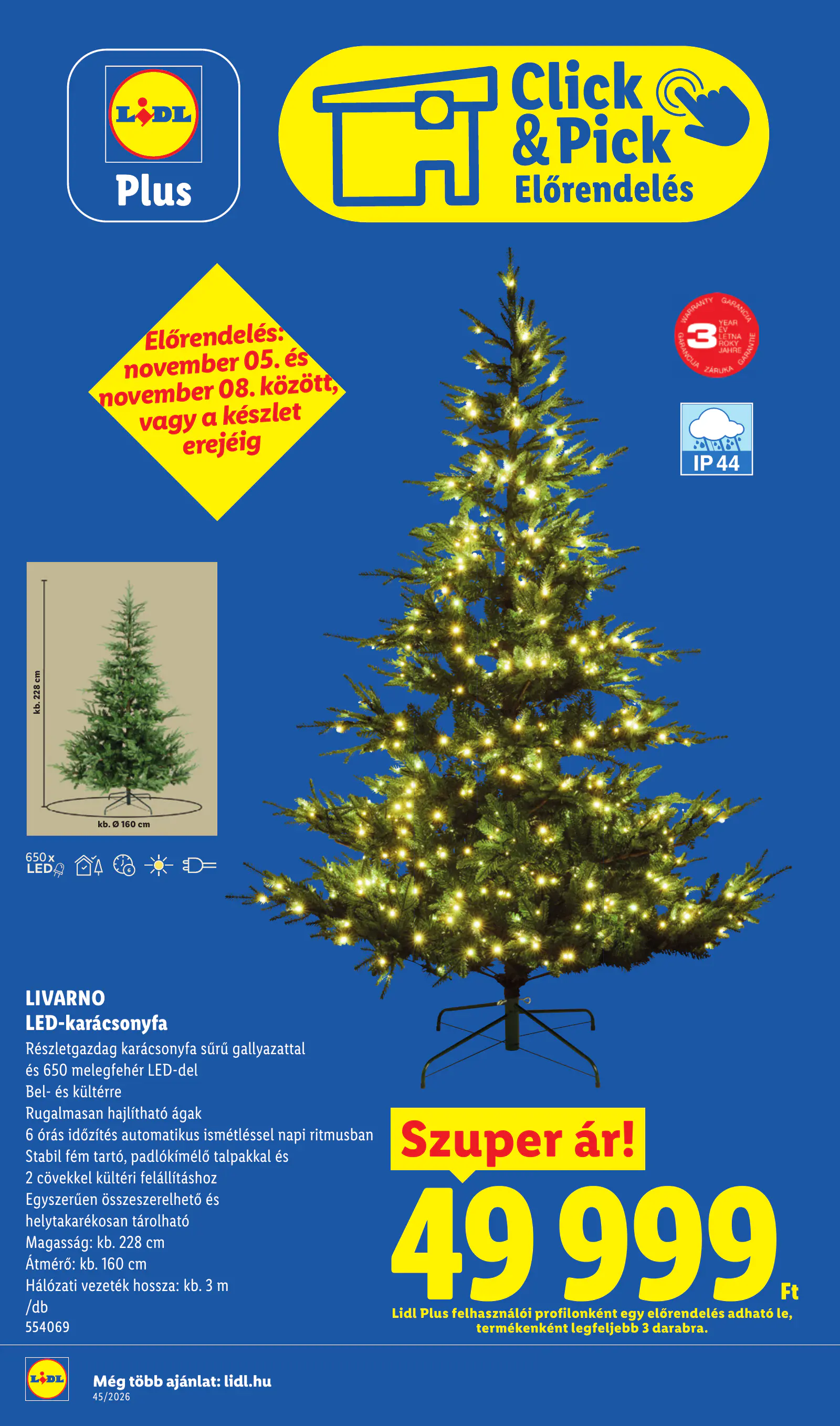 Lidl akciós újság, 45. hét, 30. oldal (nov. 5–11.)