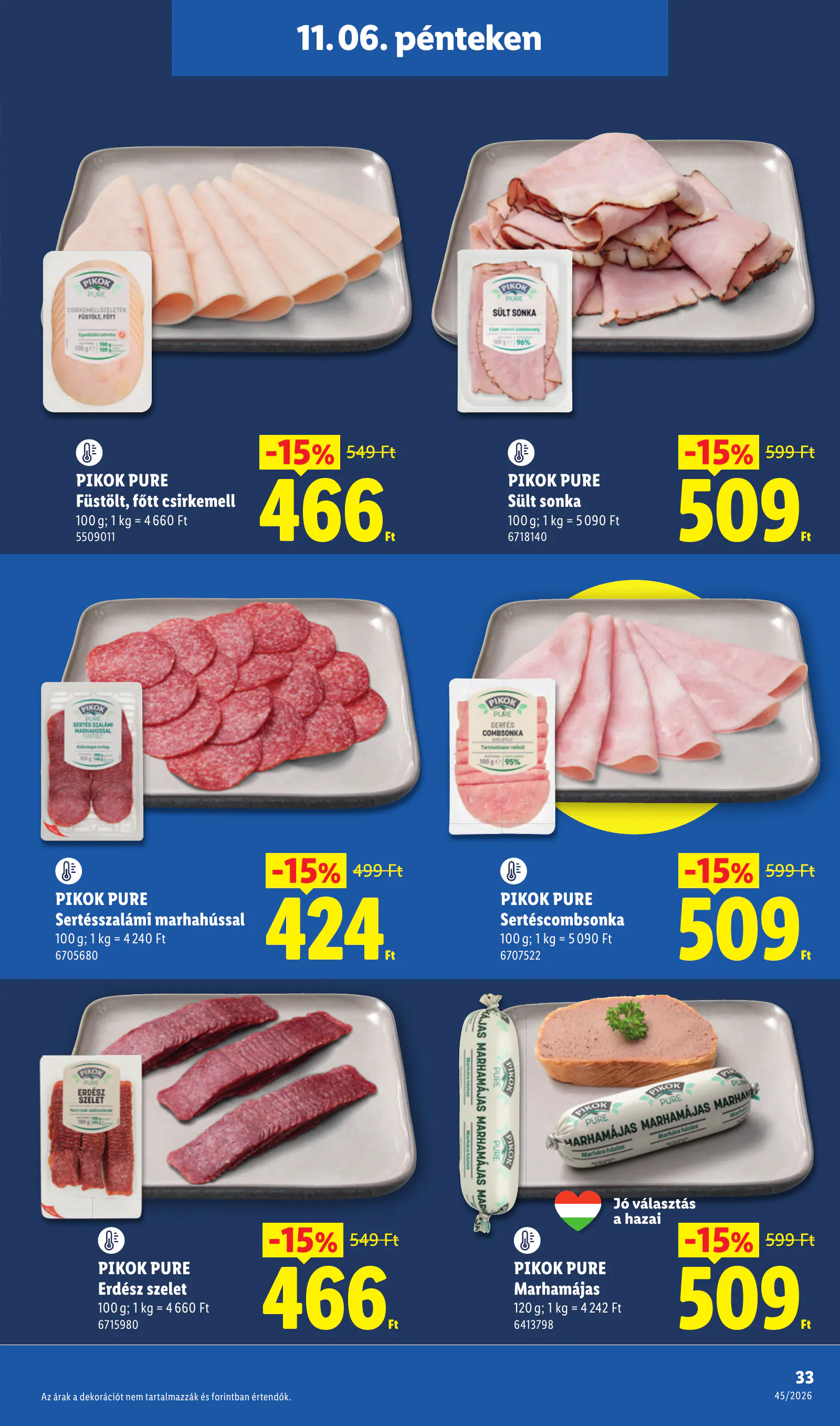Lidl akciós újság, 45. hét, 33. oldal (nov. 5–11.)
