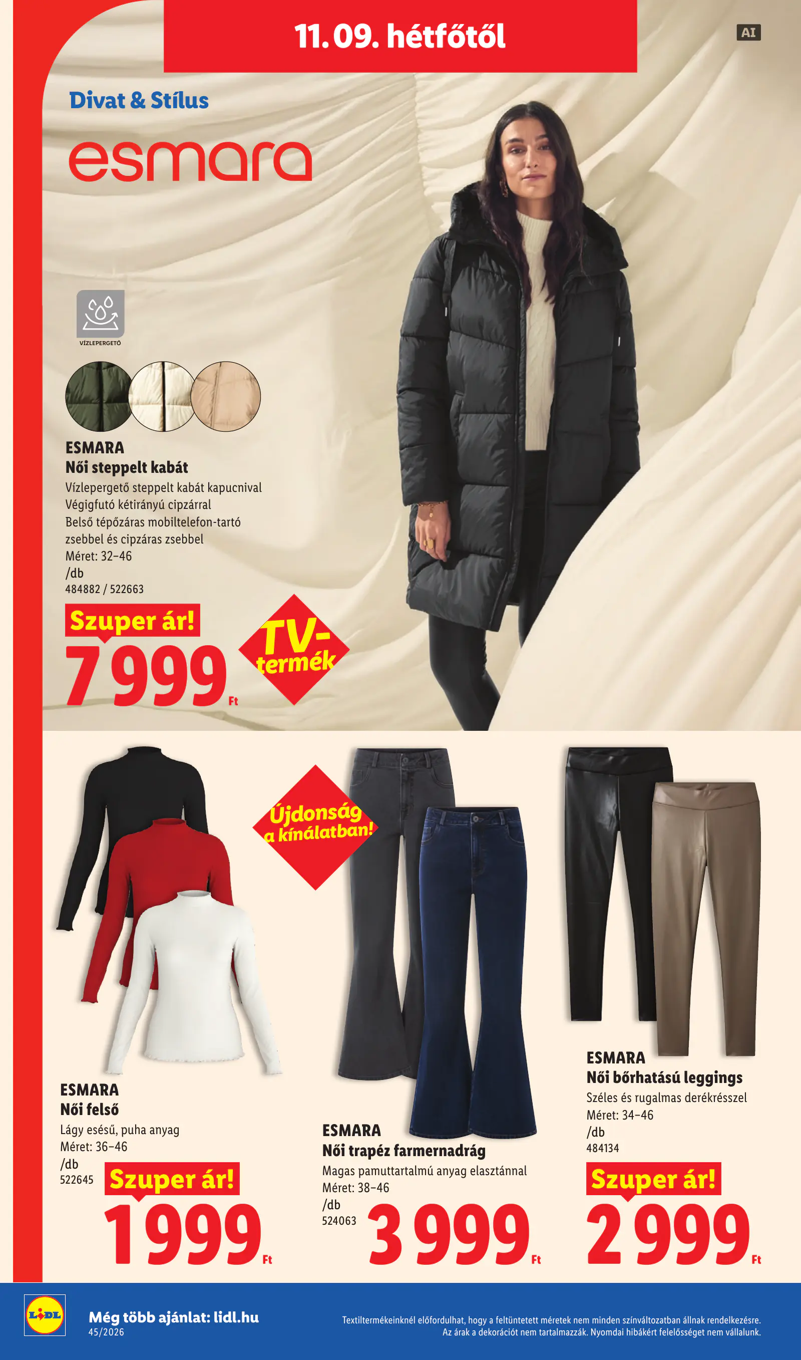 Lidl akciós újság, 45. hét, 40. oldal (nov. 5–11.)