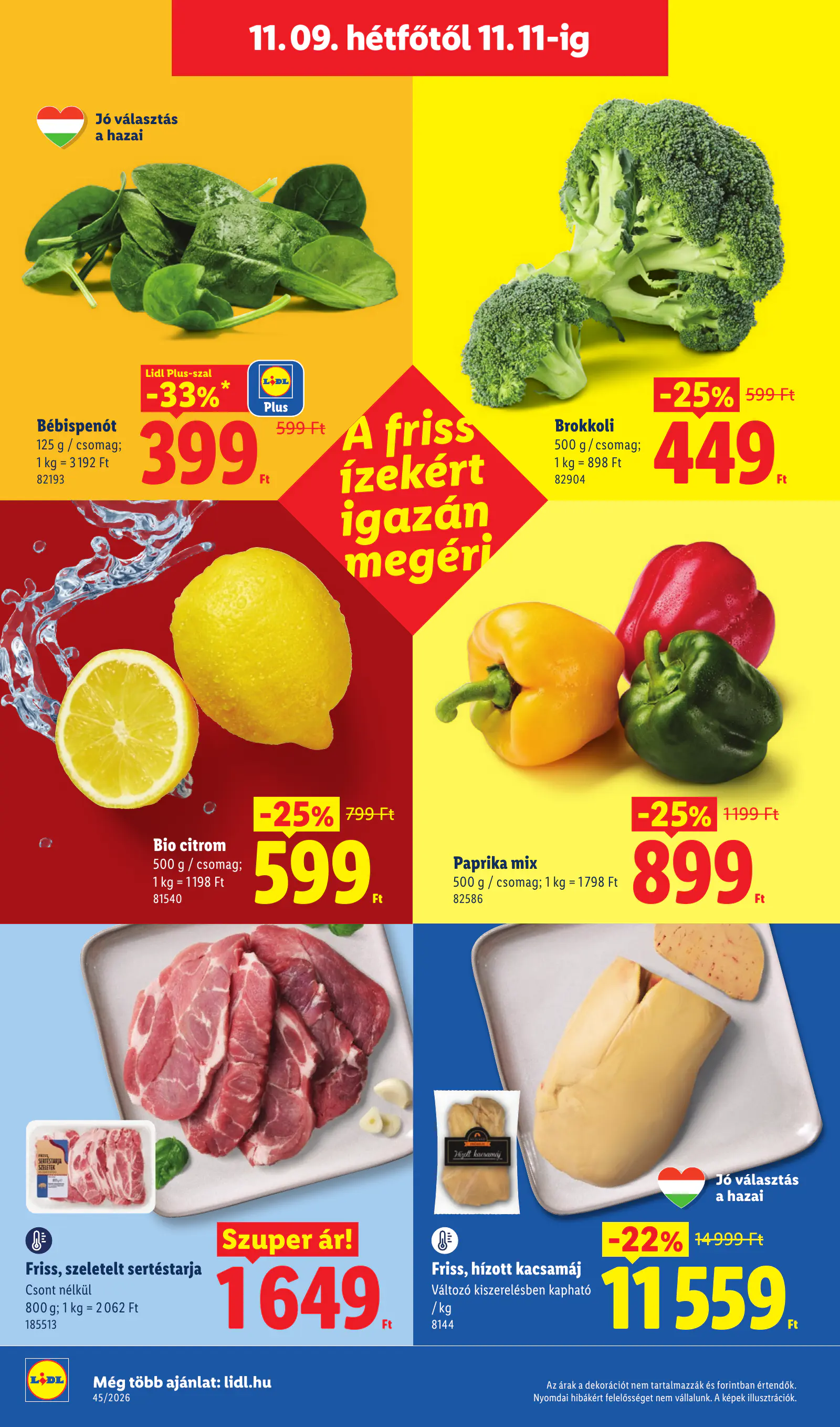 Lidl akciós újság, 45. hét, 50. oldal (nov. 5–11.)
