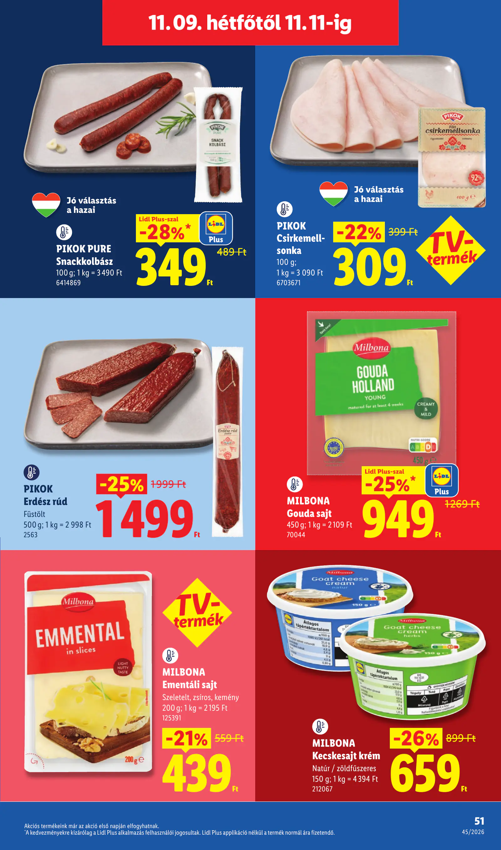 Lidl akciós újság, 45. hét, 51. oldal (nov. 5–11.)
