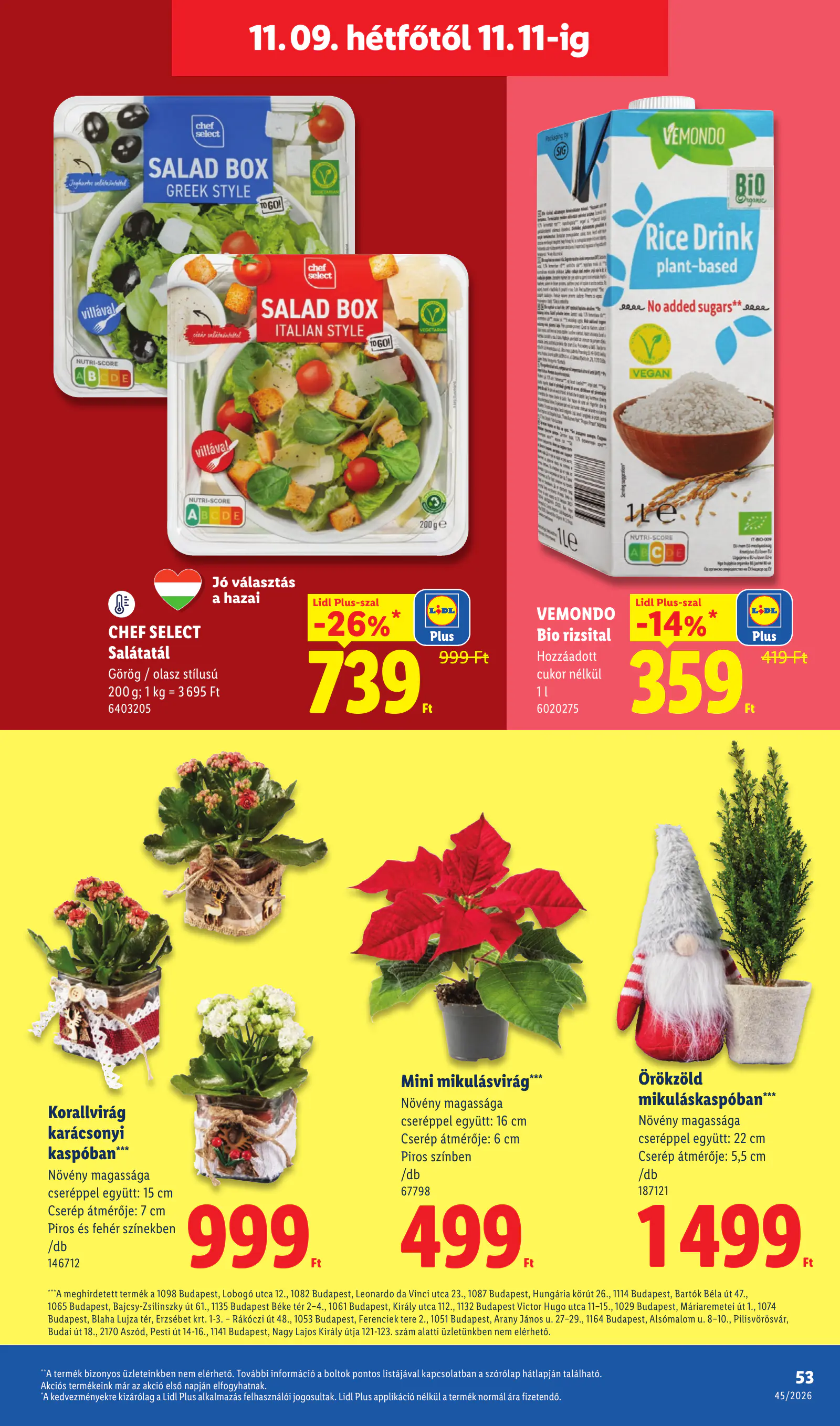 Lidl akciós újság, 45. hét, 53. oldal (nov. 5–11.)