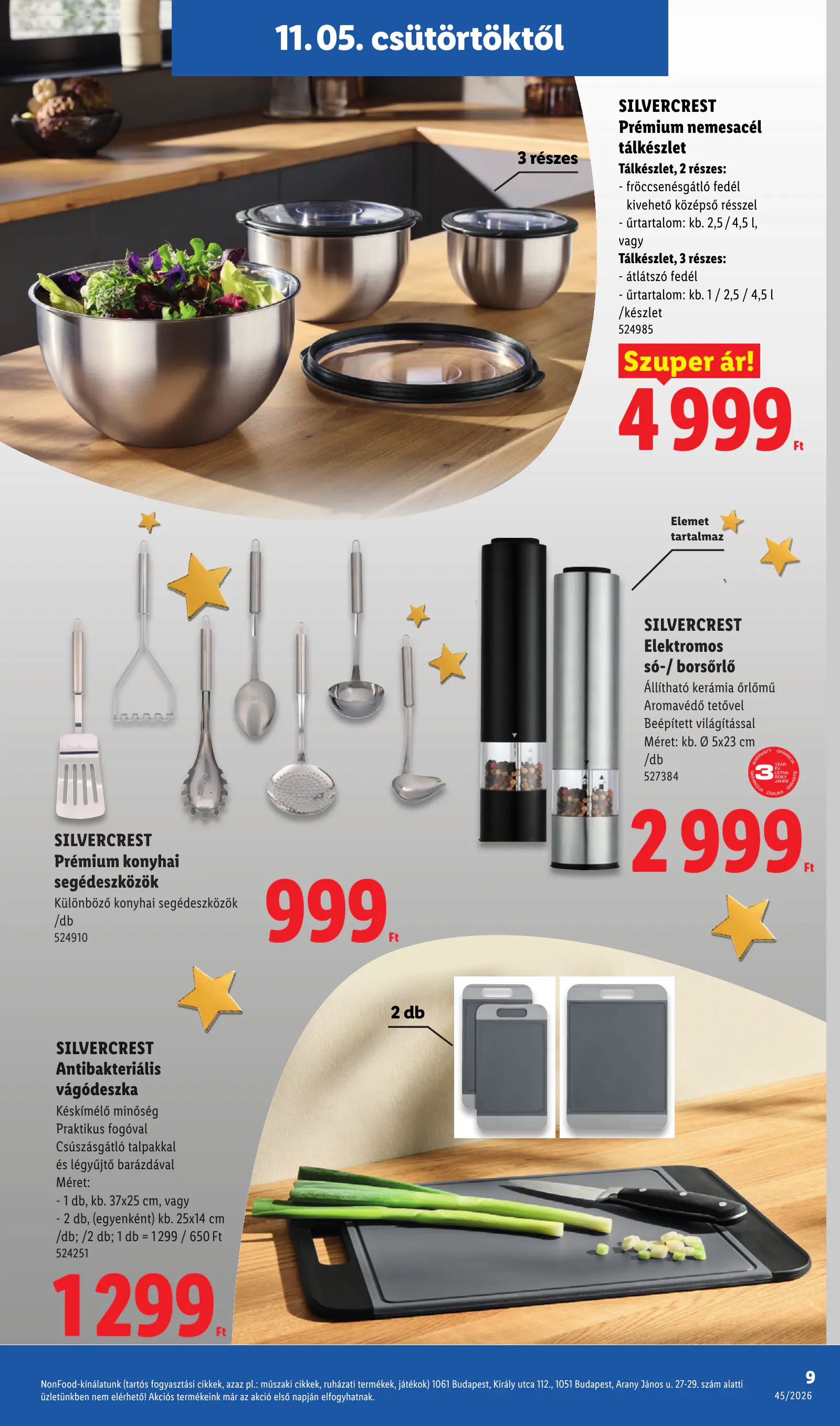 Lidl Dekoráció katalógus, 45. hét, 9. oldal (nov. 5–11.)