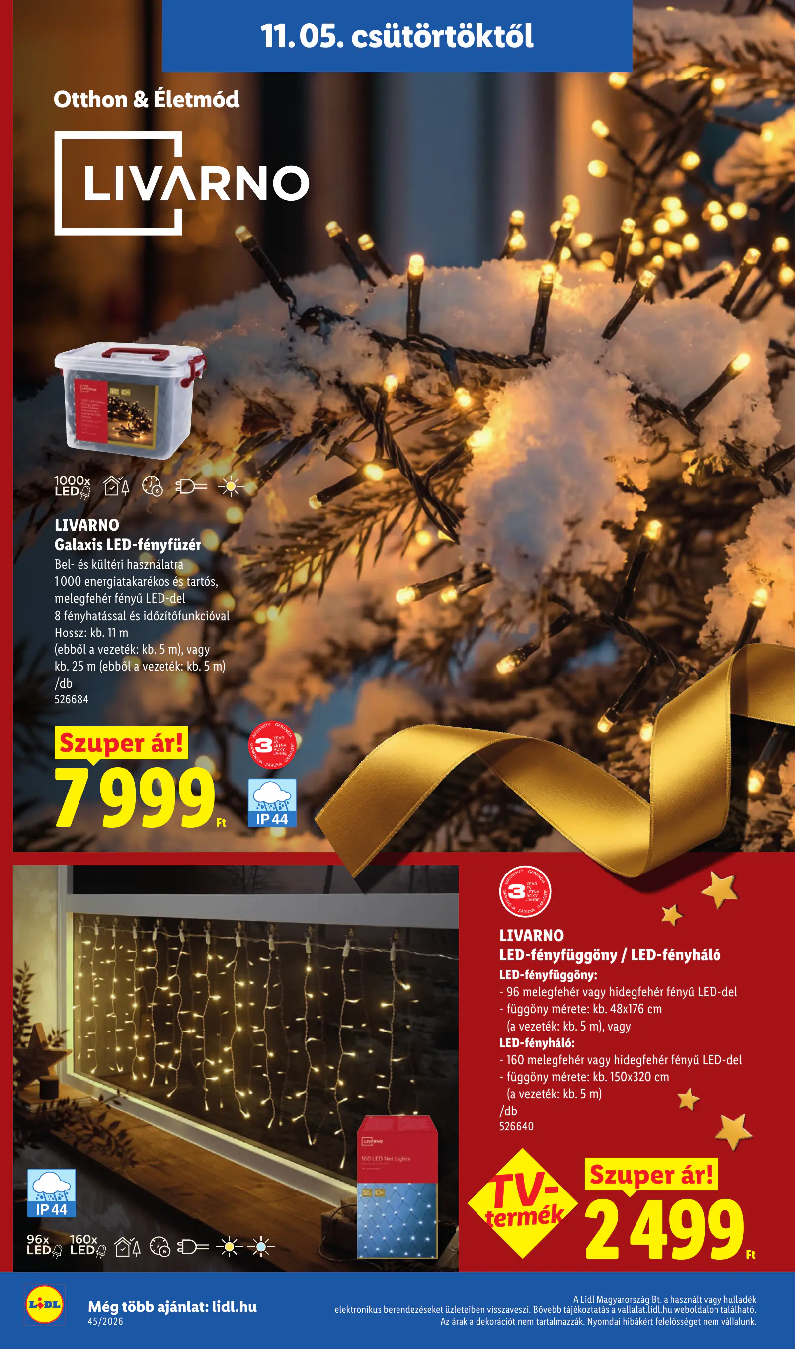 Lidl Dekoráció katalógus, 45. hét, 12. oldal (nov. 5–11.)