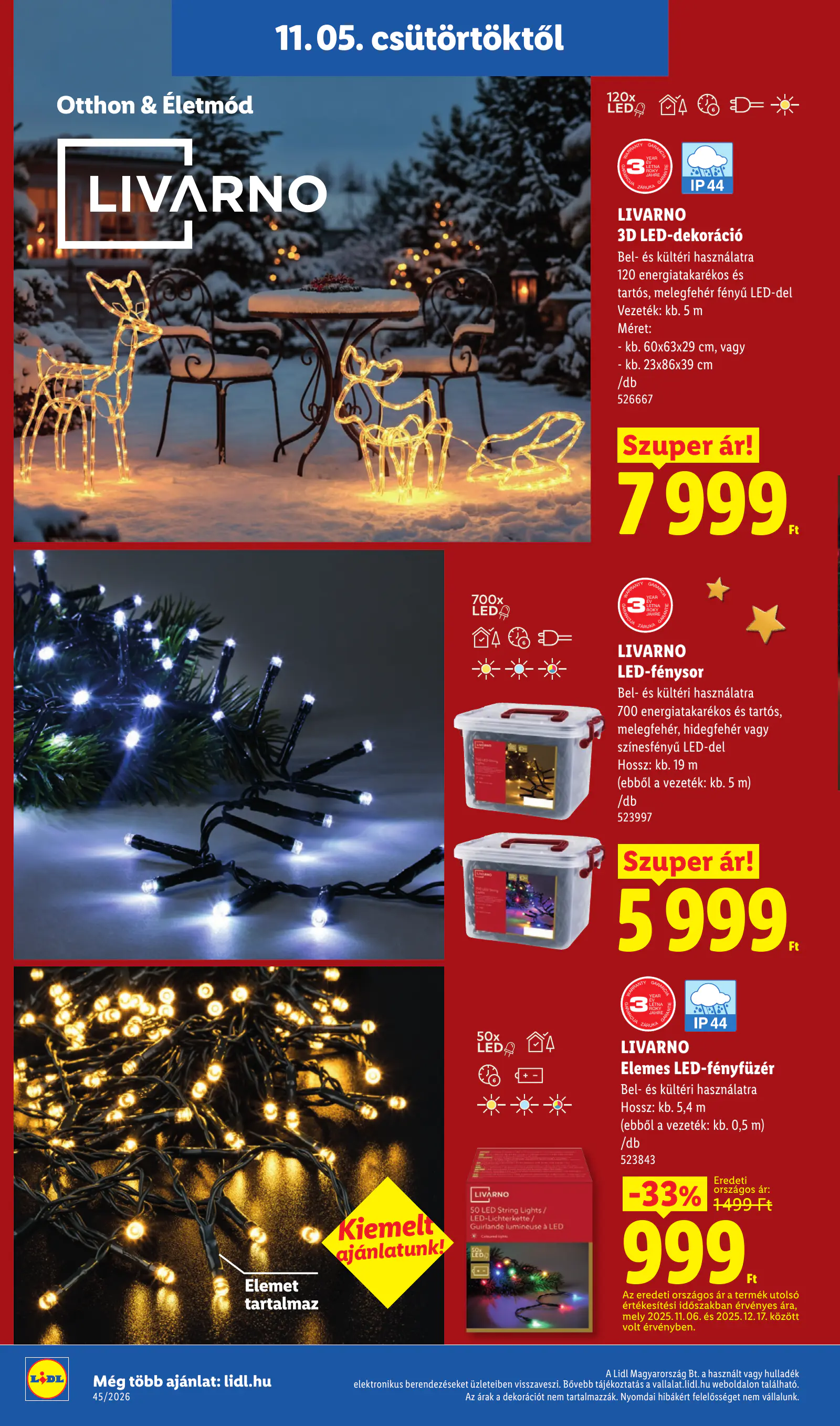 Lidl Dekoráció katalógus, 45. hét, 14. oldal (nov. 5–11.)