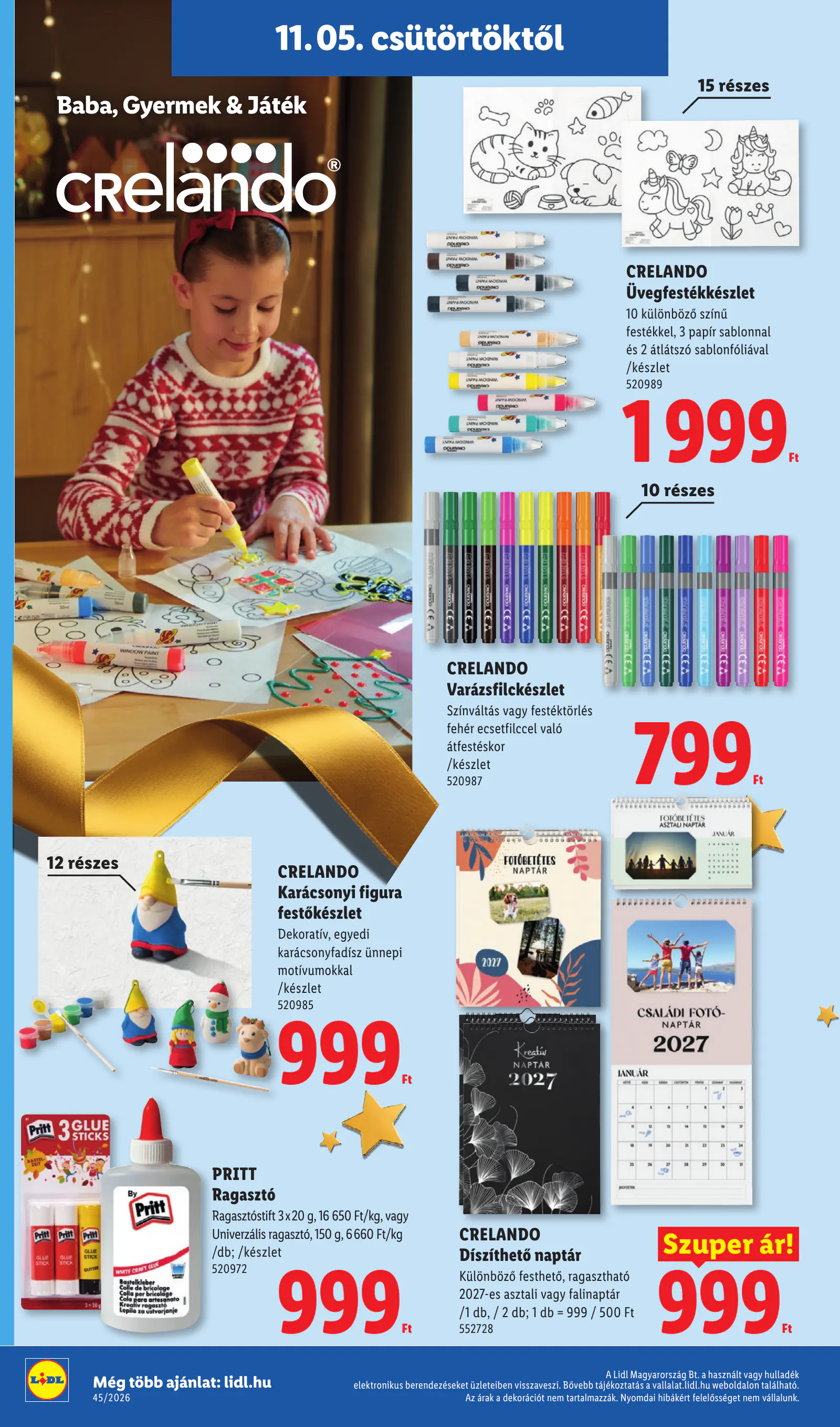 Lidl Dekoráció katalógus, 45. hét, 22. oldal (nov. 5–11.)