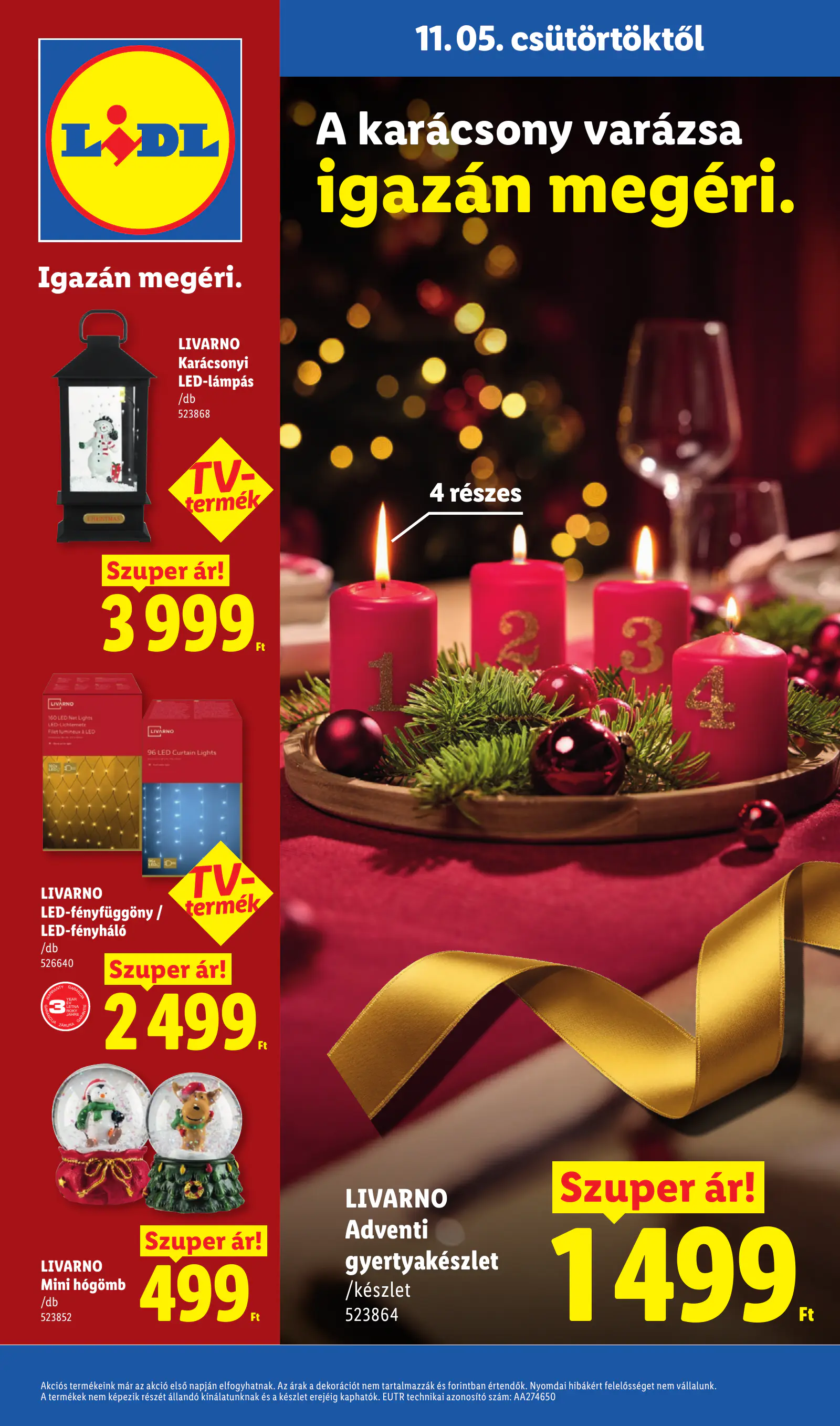 Lidl Dekoráció katalógus, 45. hét, 24. oldal (nov. 5–11.)